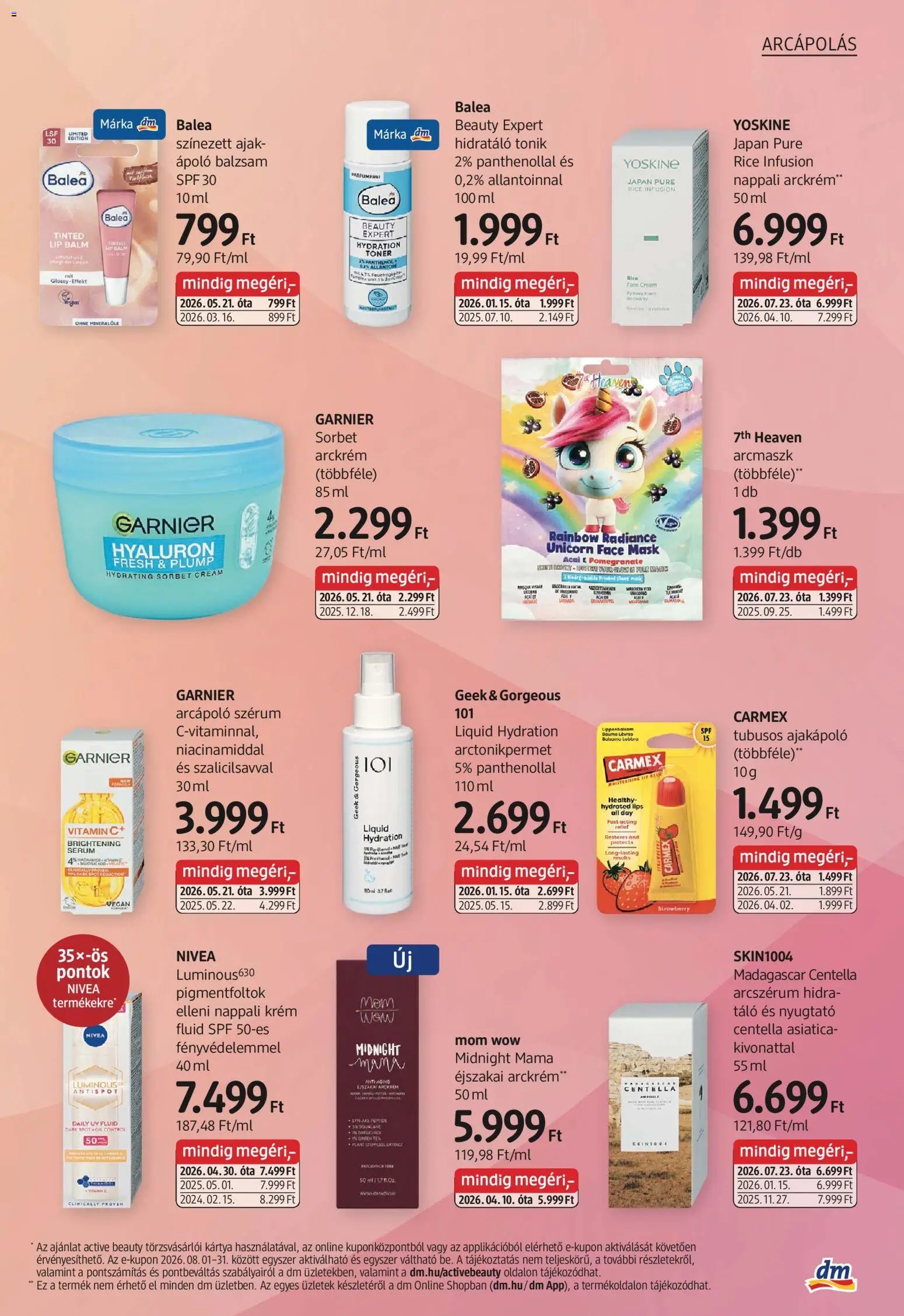 DM Drogerie Markt újság 2026.07.30. DM Drogerie Markt akciós újság