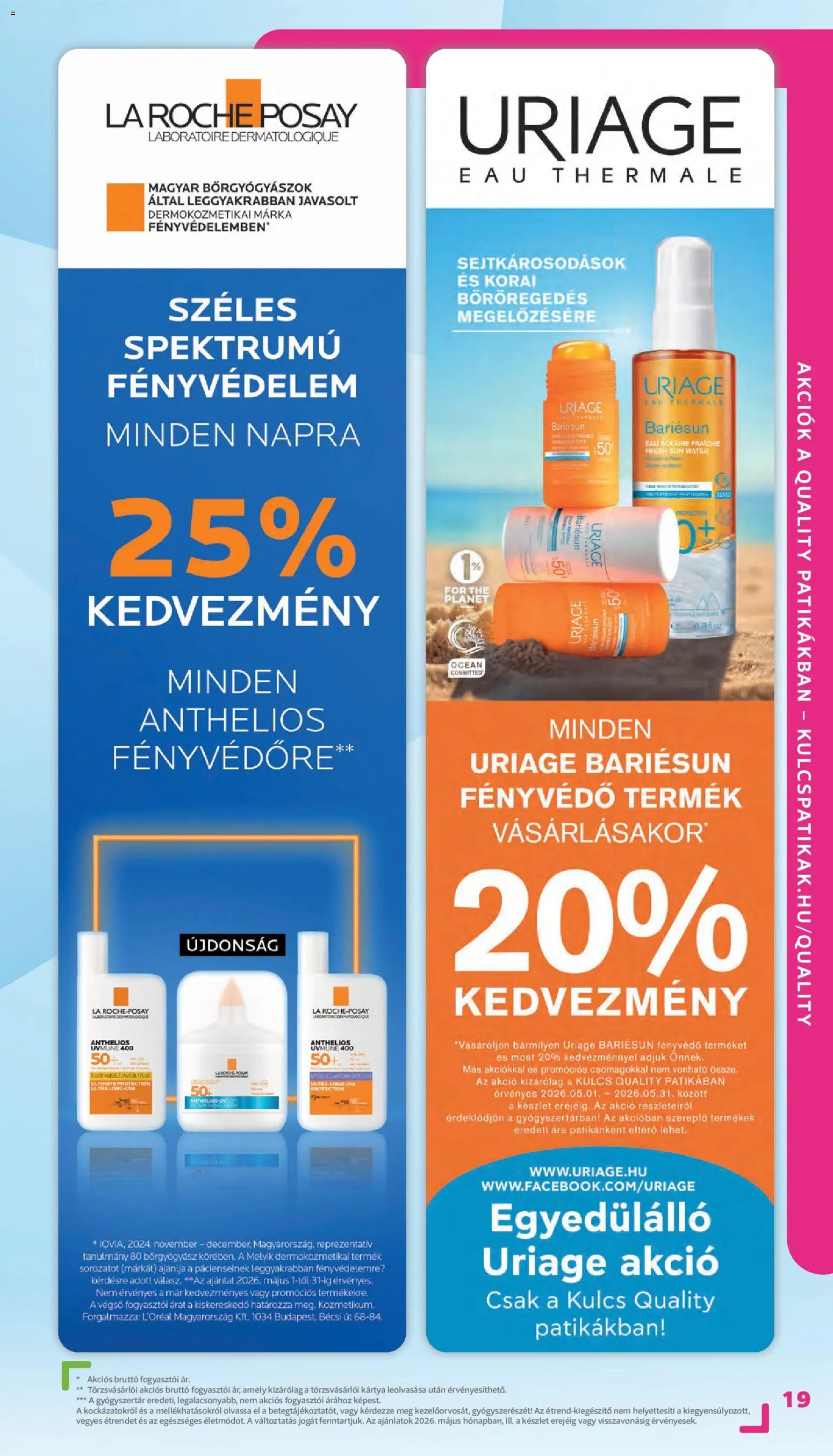 Kulcs Patika újság 2026.05.01. Kulcs Patika akciós újság (2026-05-01 - 2026-05-31)