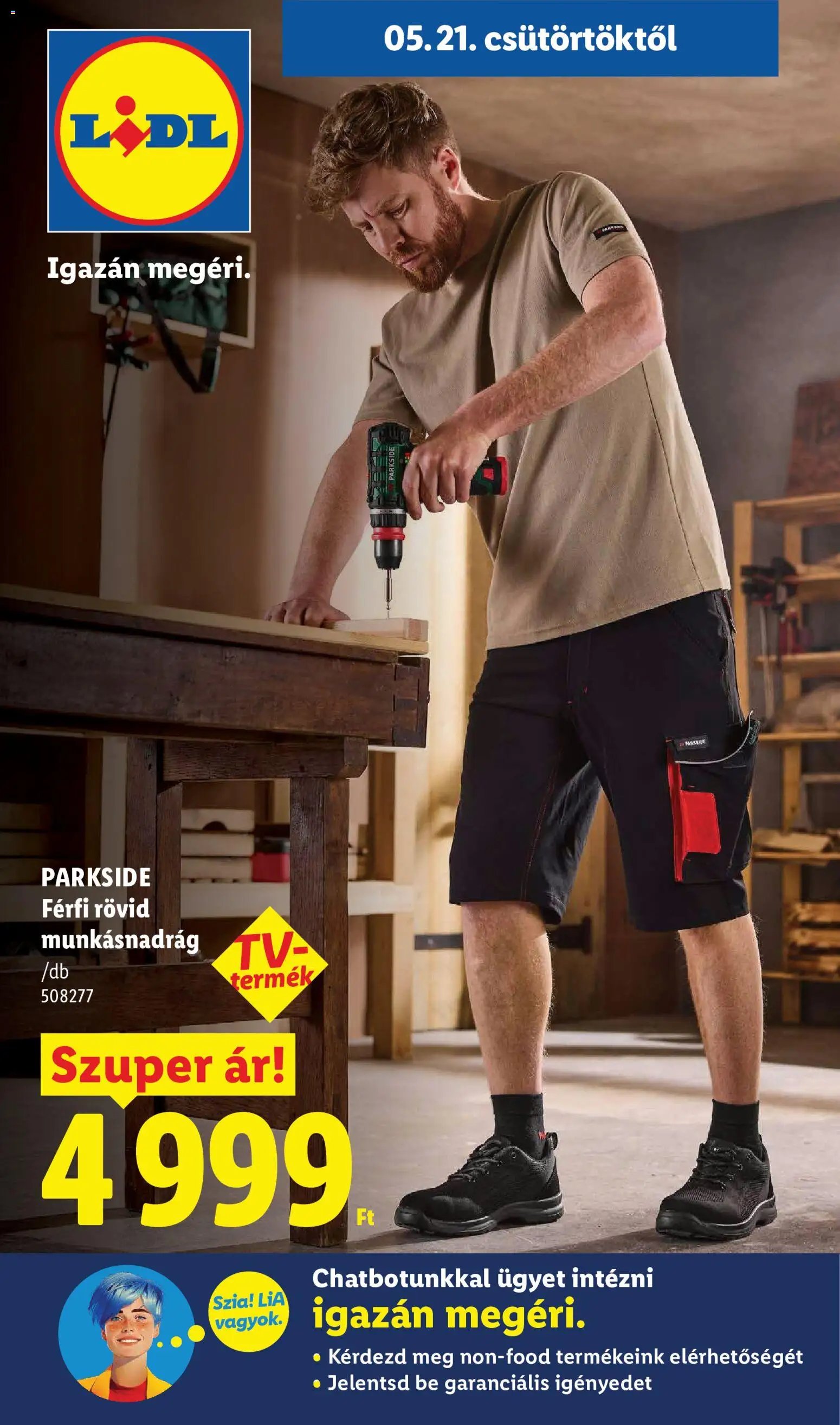 Lidl újság 2026.05.21. Lidl Nonfood kínálatunk (2026-05-21 - 2026-05-27)