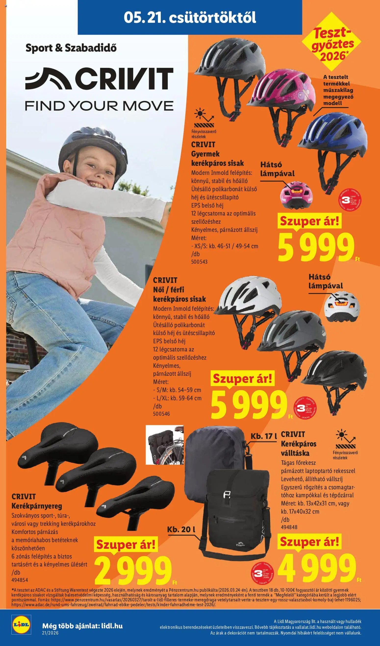 Lidl újság 2026.05.21. Lidl Nonfood kínálatunk (2026-05-21 - 2026-05-27)