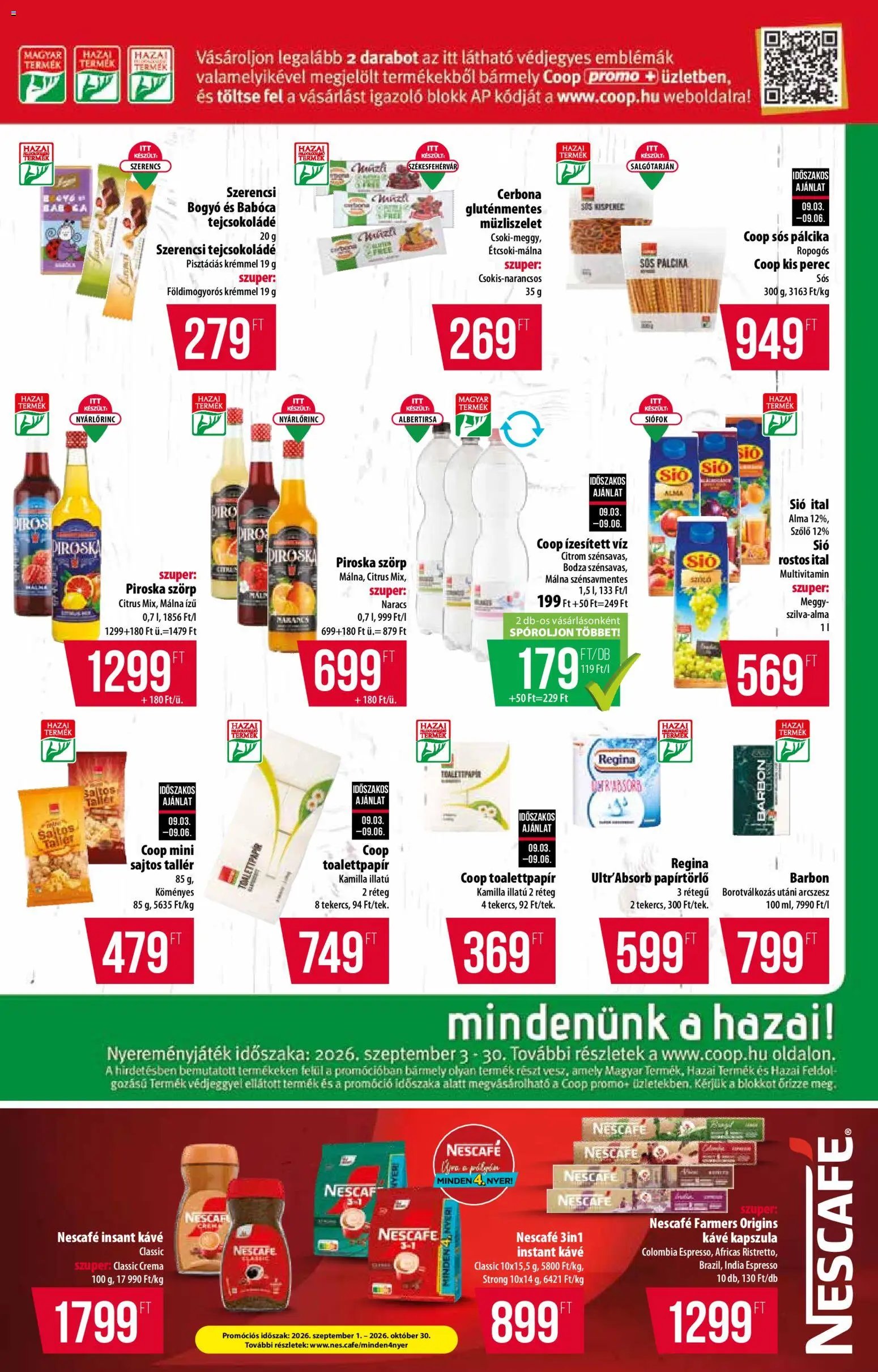 COOP újság 2026.09.03. COOP - Újság Észak Kelet Pro-Coop Zrt