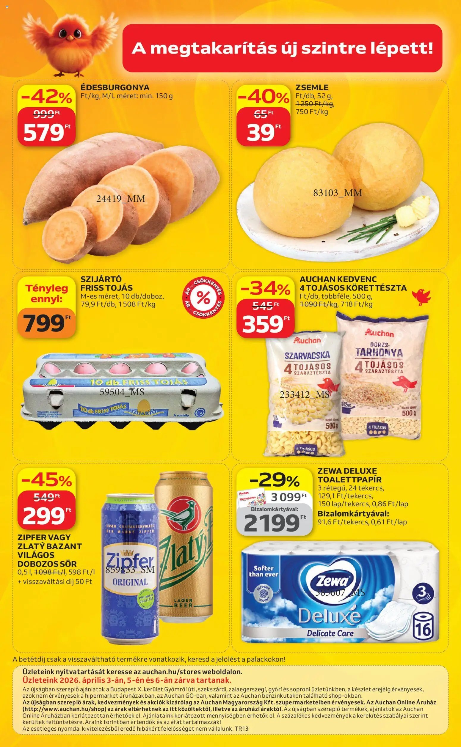 Auchan újság 2026.03.26. Auchan Szupermarket akciós újság (2026-03-26 - 2026-04-08)