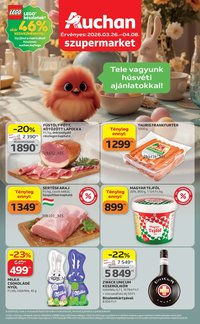 Auchan újság 2026.03.26. Auchan Szupermarket akciós újság (2026-03-26 - 2026-04-08)