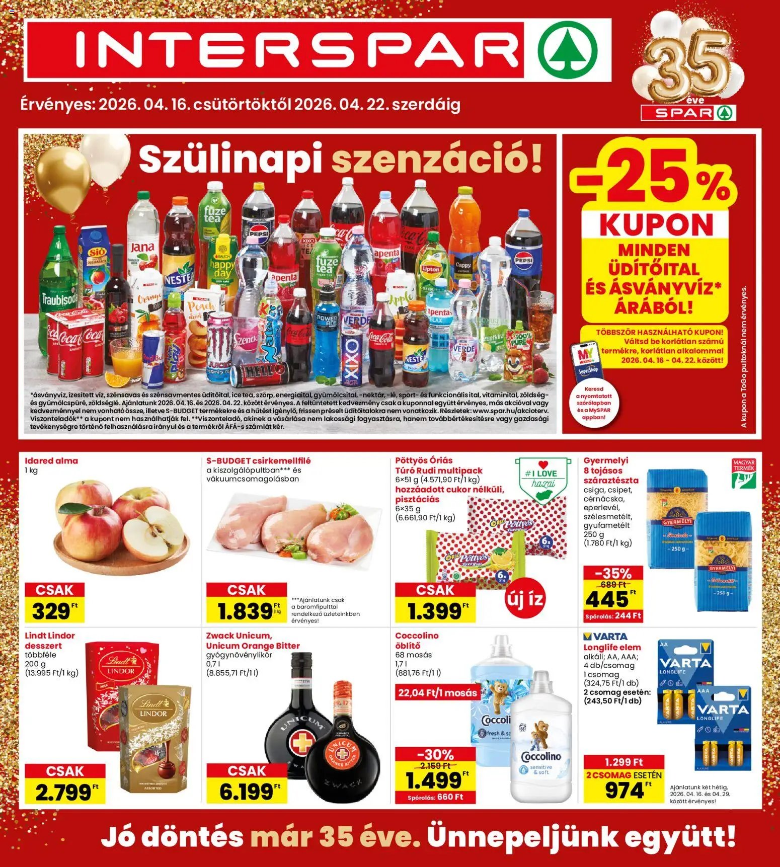 Interspar újság 2026.04.16. Interspar akciós újság (2026-04-16 - 2026-04-22)