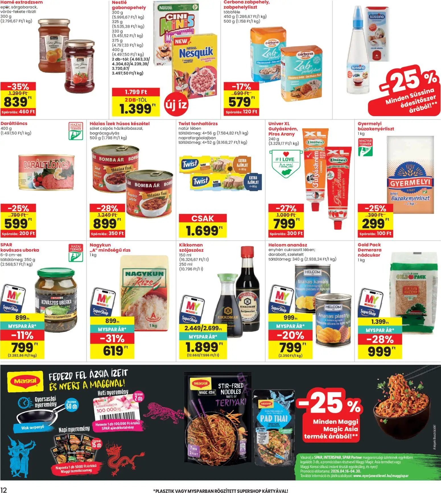 Interspar újság 2026.04.16. Interspar akciós újság (2026-04-16 - 2026-04-22)