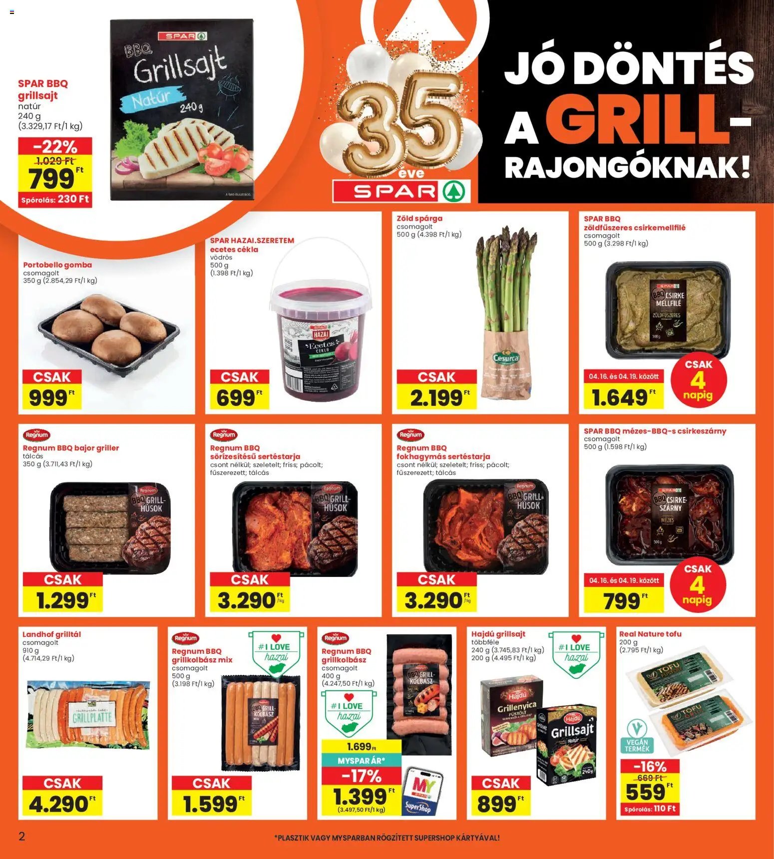 Interspar újság 2026.04.16. Interspar akciós újság (2026-04-16 - 2026-04-22)