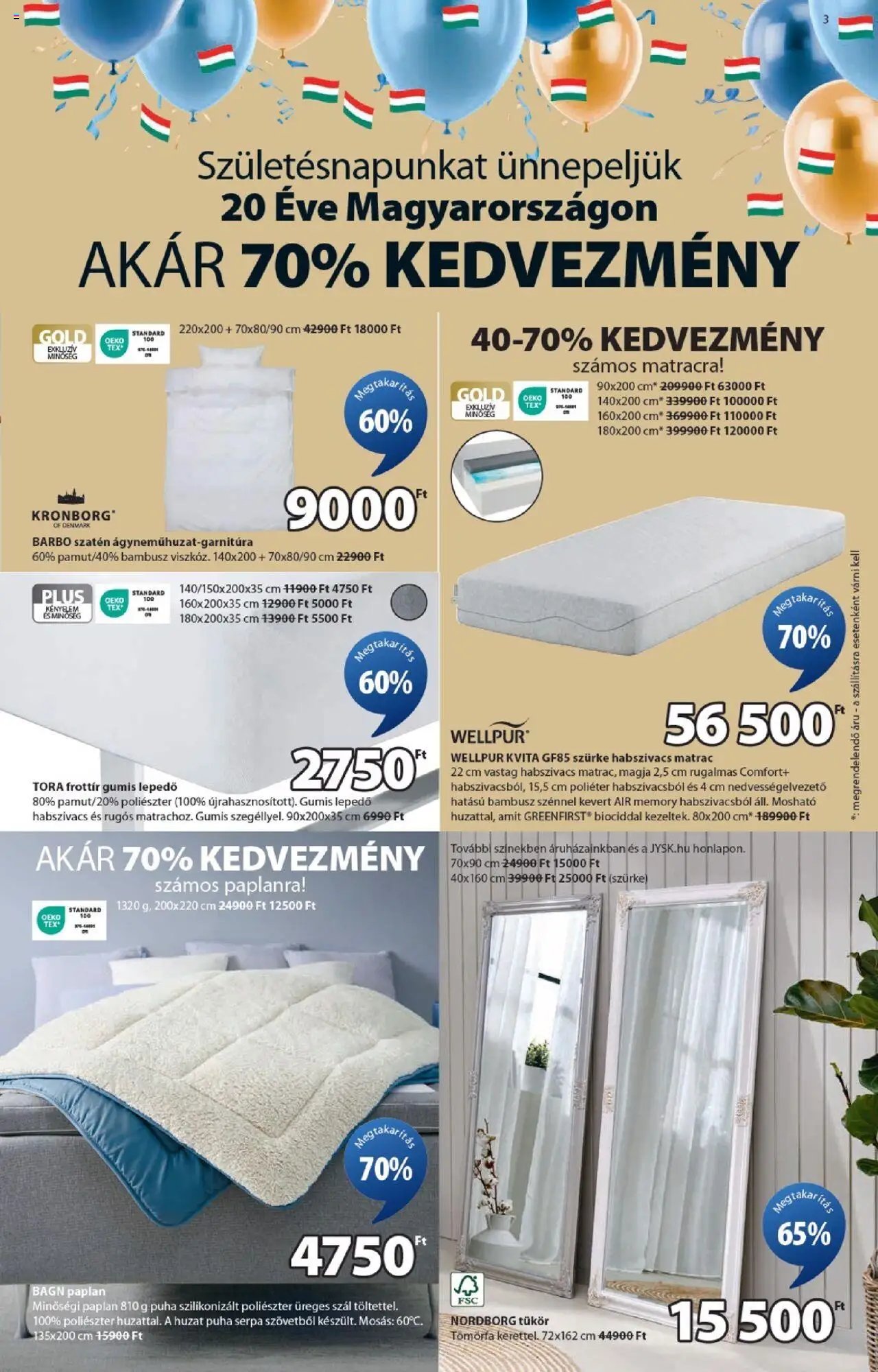 JYSK újság 2025.09.17. Aktuális ajánlatok (2025-09-17 - 2025-09-30)