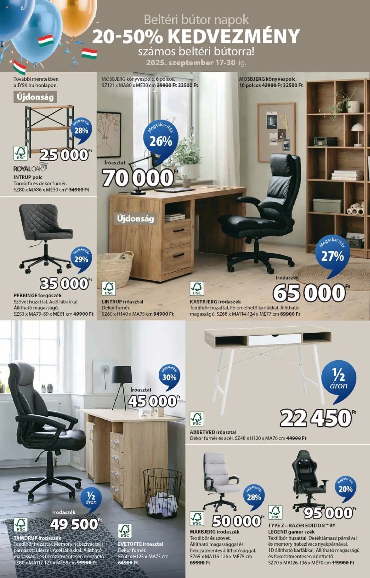 JYSK újság 2025.09.17. Aktuális ajánlatok (2025-09-17 - 2025-09-30)