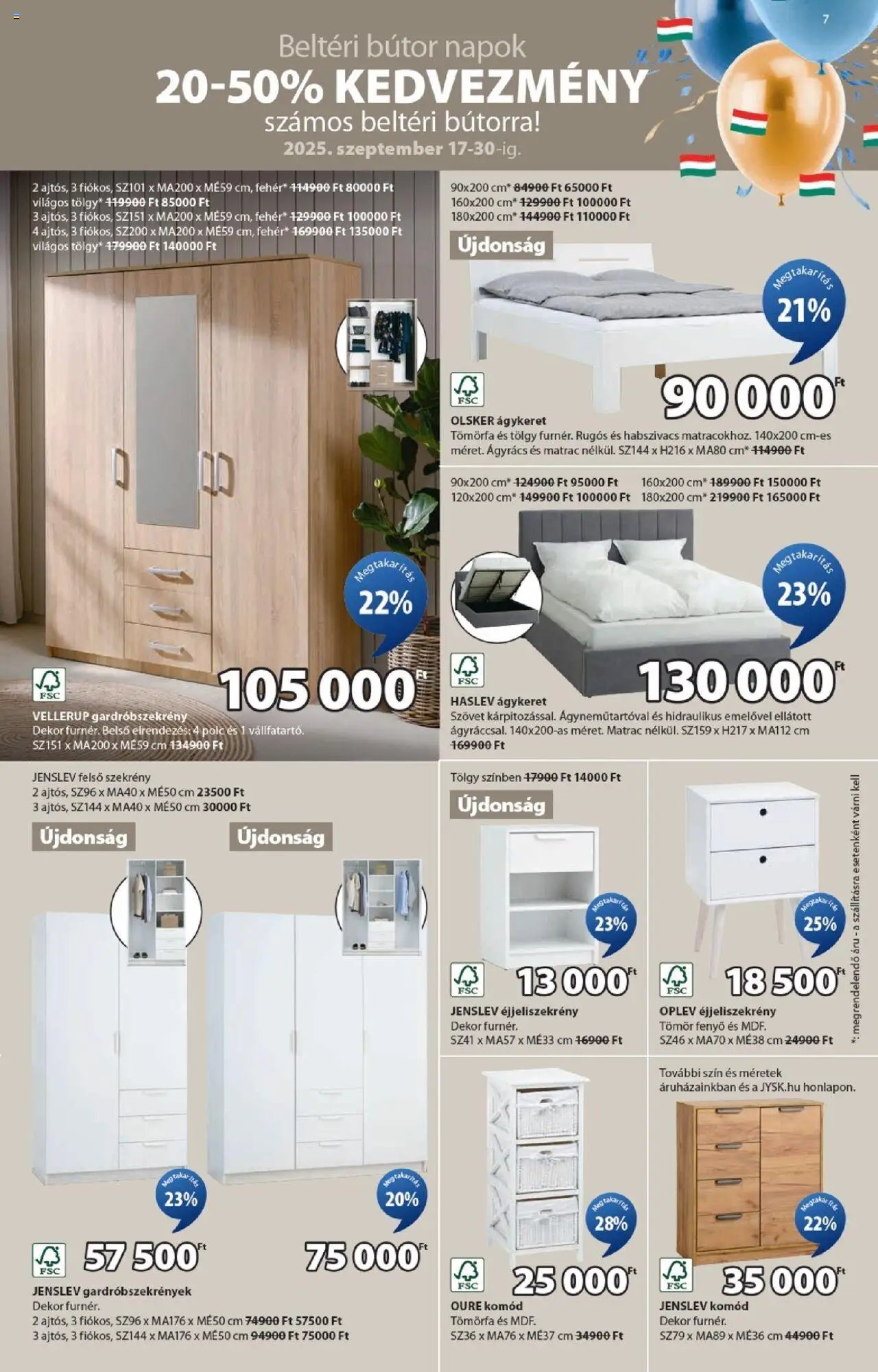 JYSK újság 2025.09.17. Aktuális ajánlatok (2025-09-17 - 2025-09-30)
