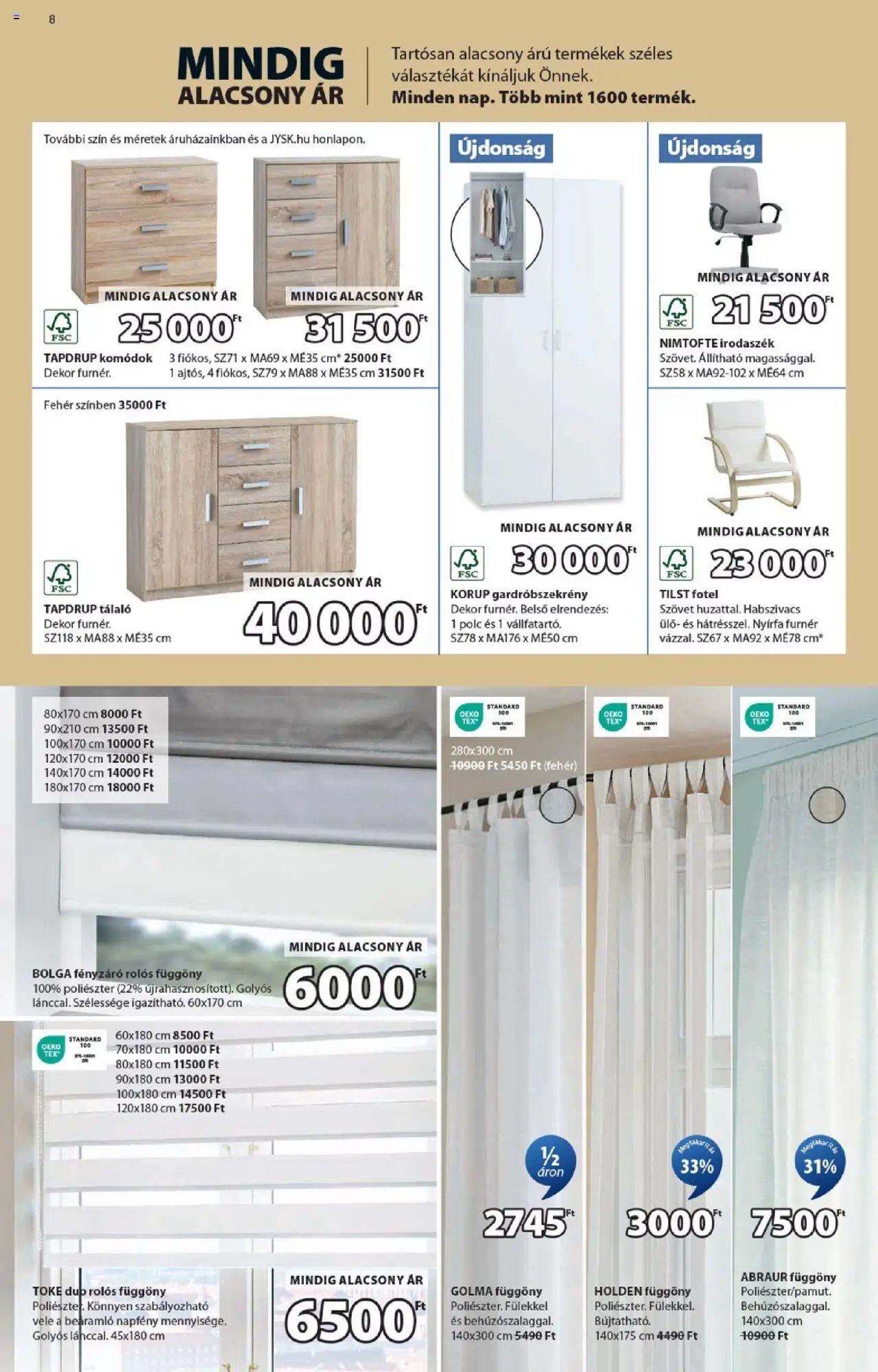 JYSK újság 2025.09.17. Aktuális ajánlatok (2025-09-17 - 2025-09-30)
