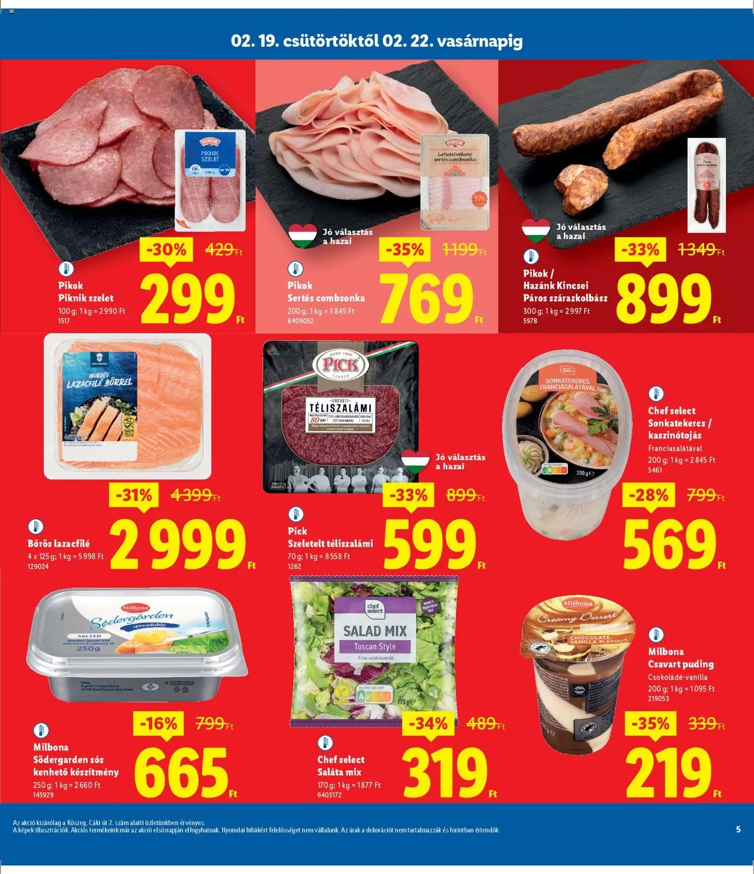 Lidl újság 2026.02.19. Kőszeg (2026-02-19 - 2026-02-22)