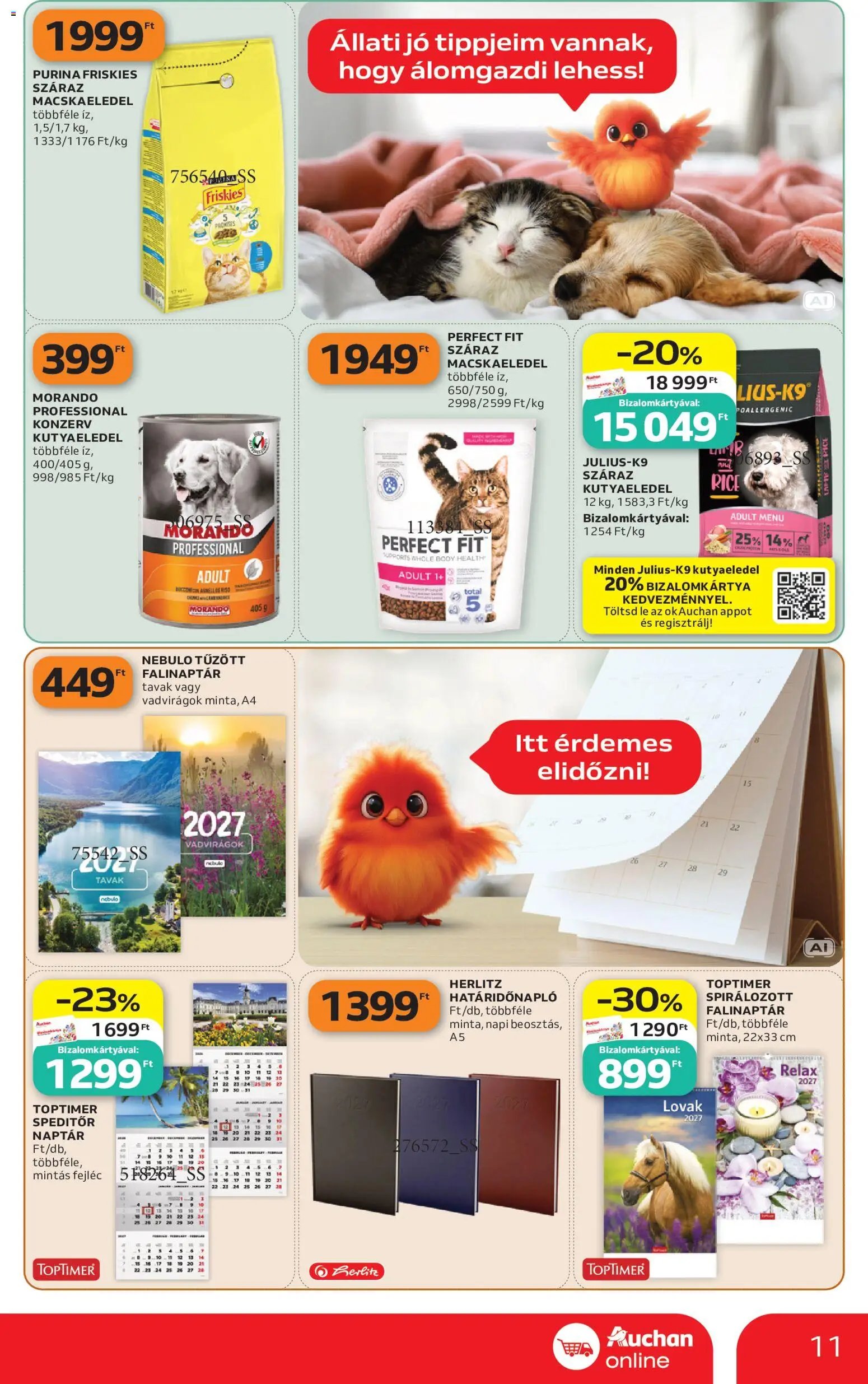 Auchan Szupermarket akciós újság 2026.10.22. - lapozható formában szórólap ✳️