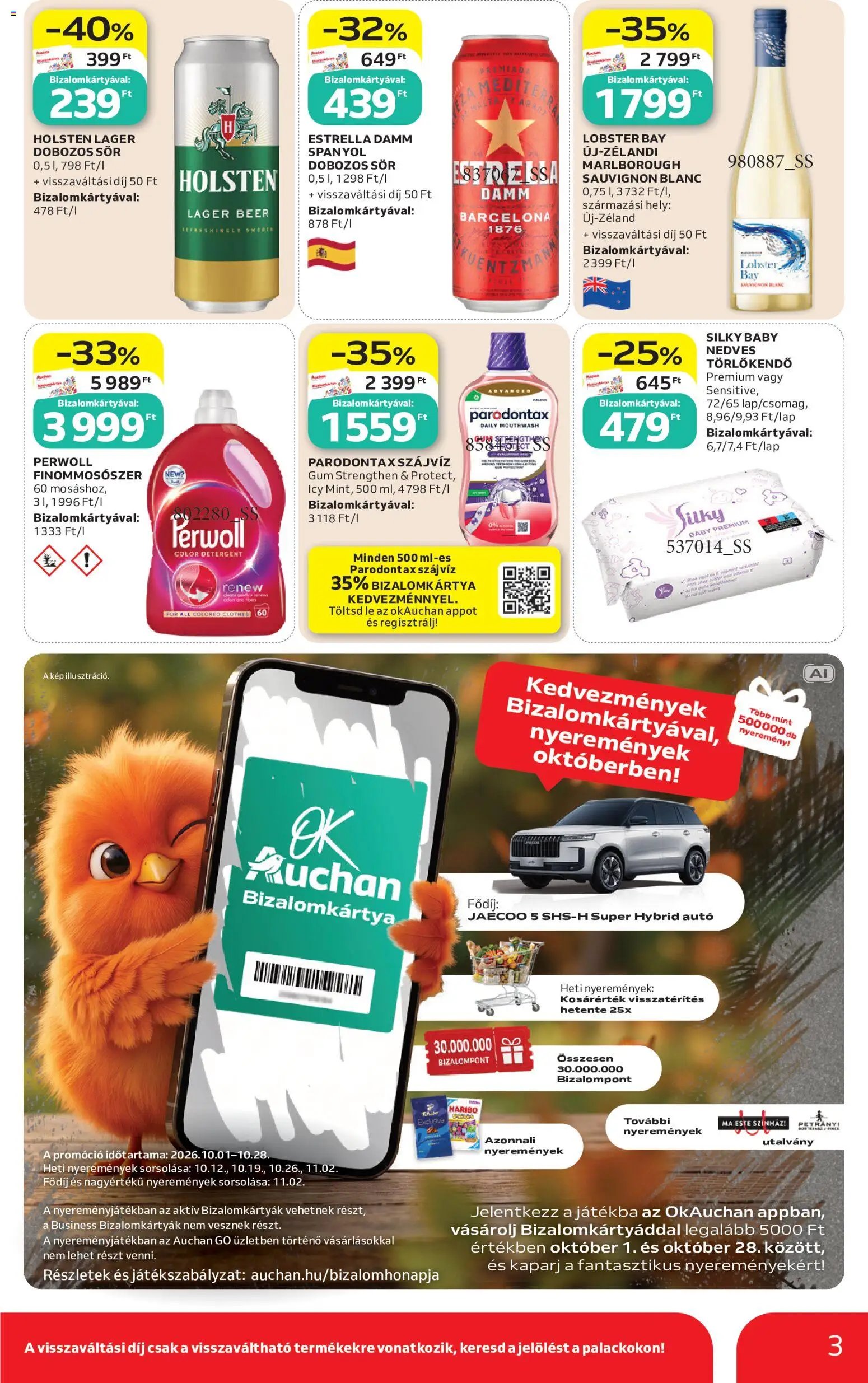 Auchan Szupermarket akciós újság 2026.10.22. - lapozható formában szórólap ✳️