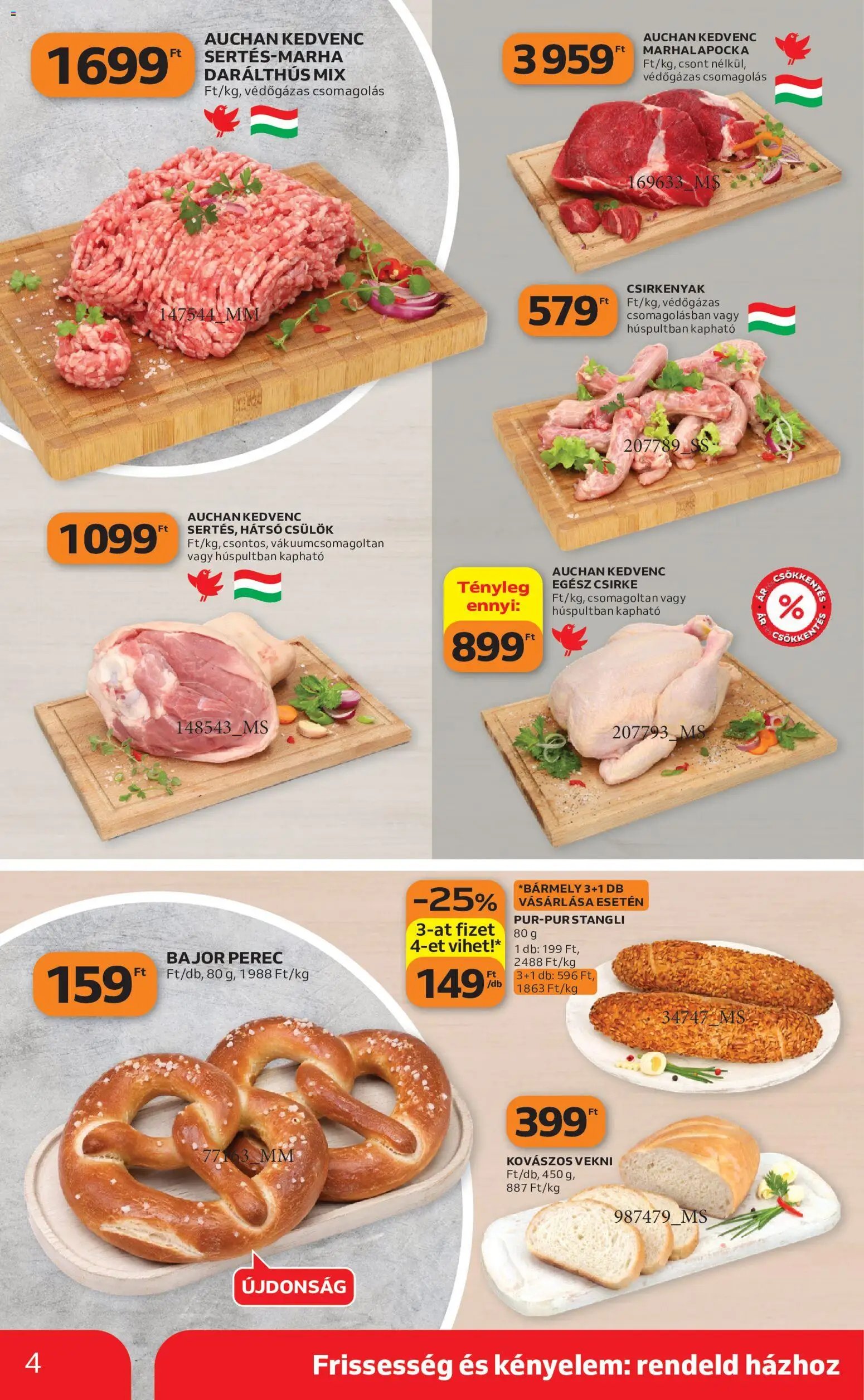 Auchan Szupermarket akciós újság 2026.10.22. - lapozható formában szórólap ✳️