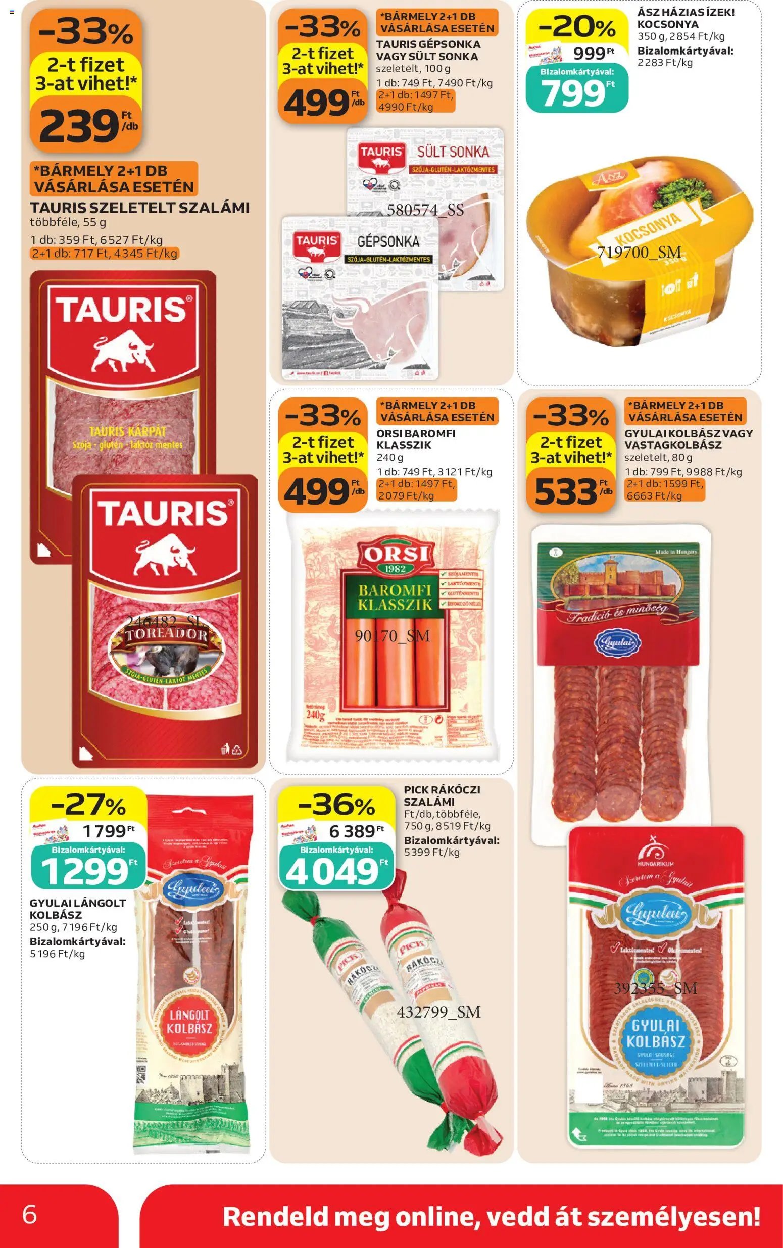 Auchan Szupermarket akciós újság 2026.10.22. - lapozható formában szórólap ✳️