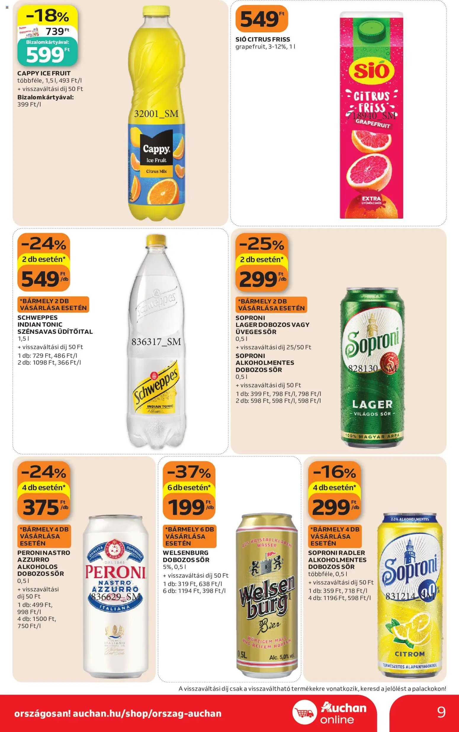 Auchan Szupermarket akciós újság 2026.10.22. - lapozható formában szórólap ✳️
