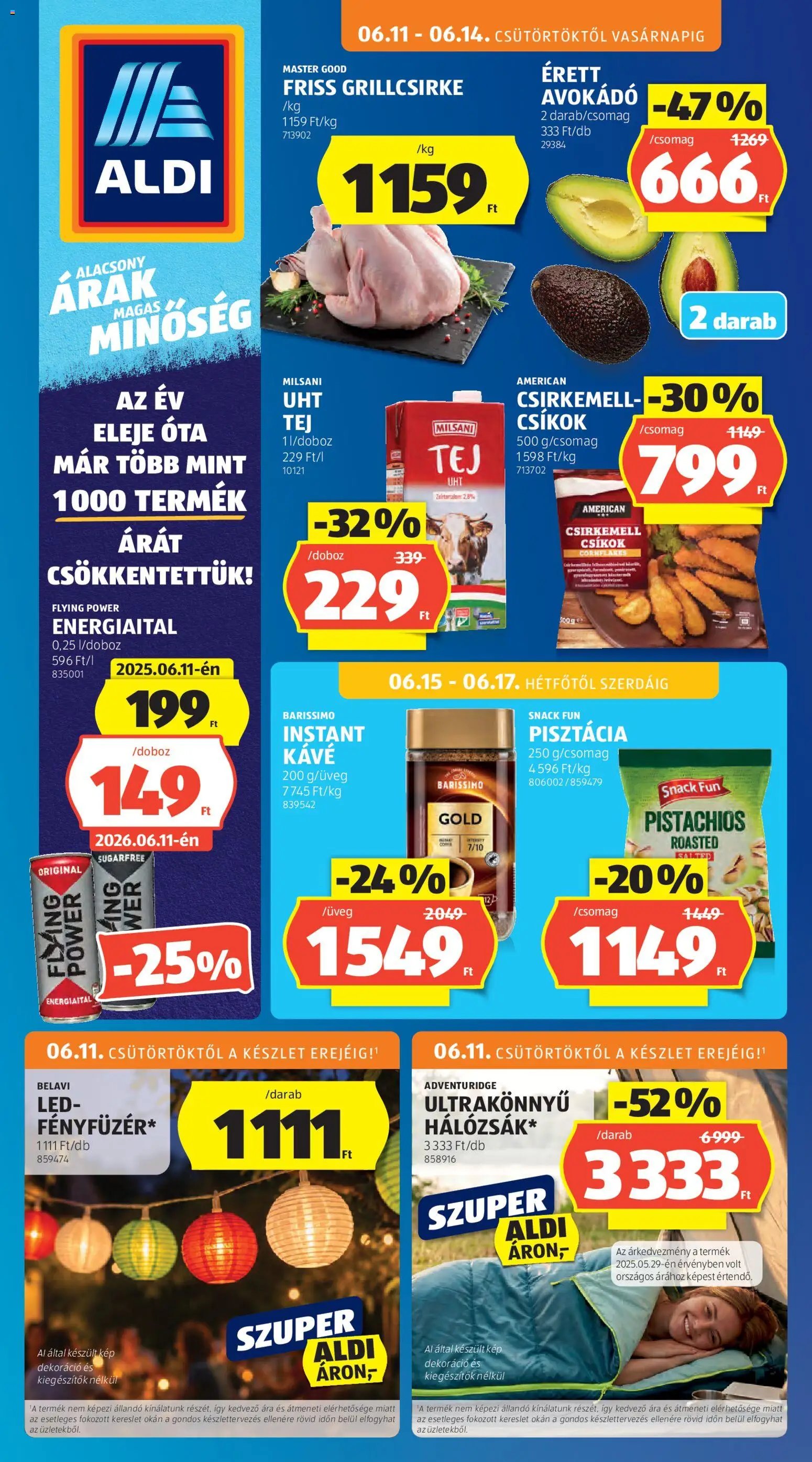 Aldi újság 2026.06.11. Aldi akciós újság