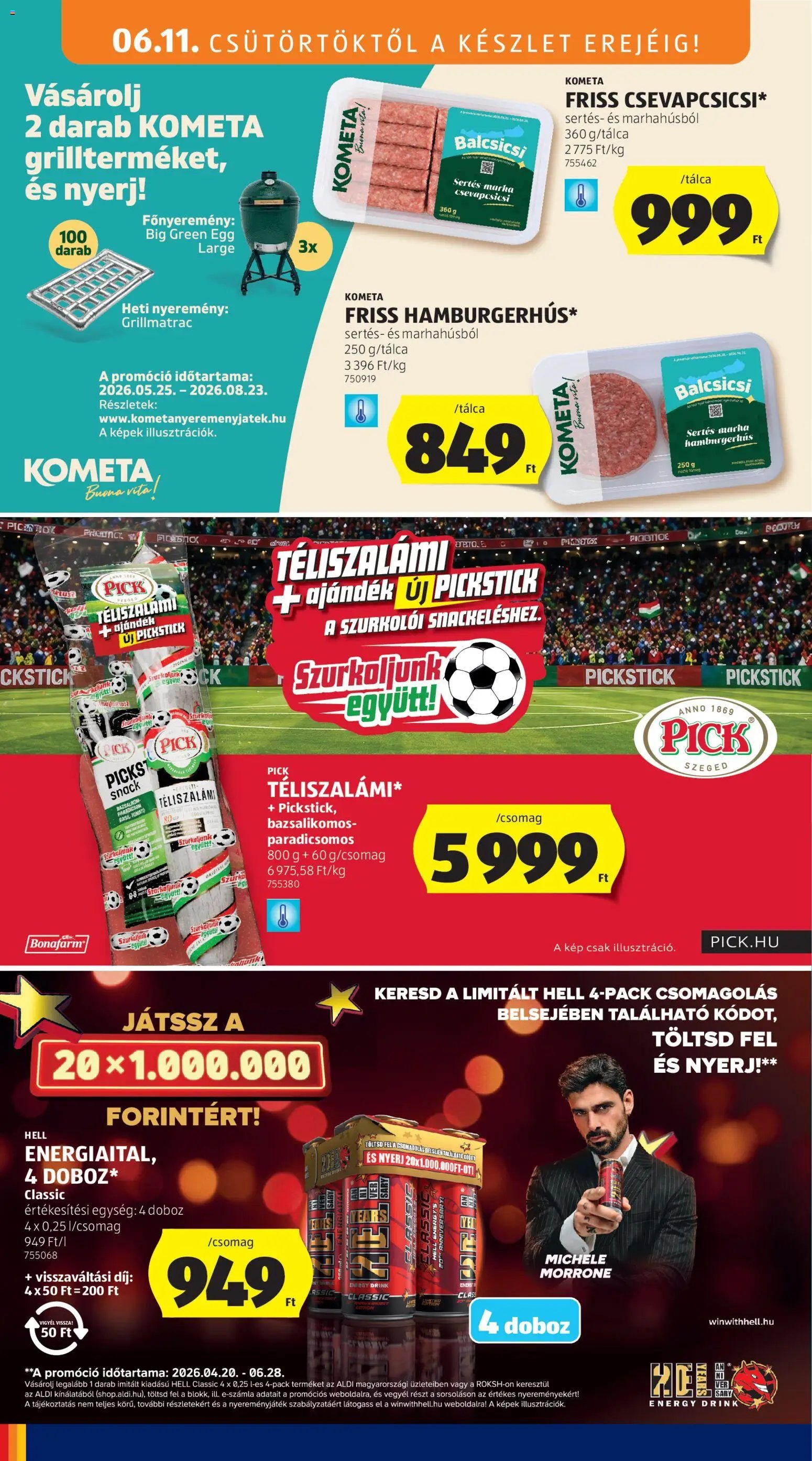 Aldi újság 2026.06.11. Aldi akciós újság