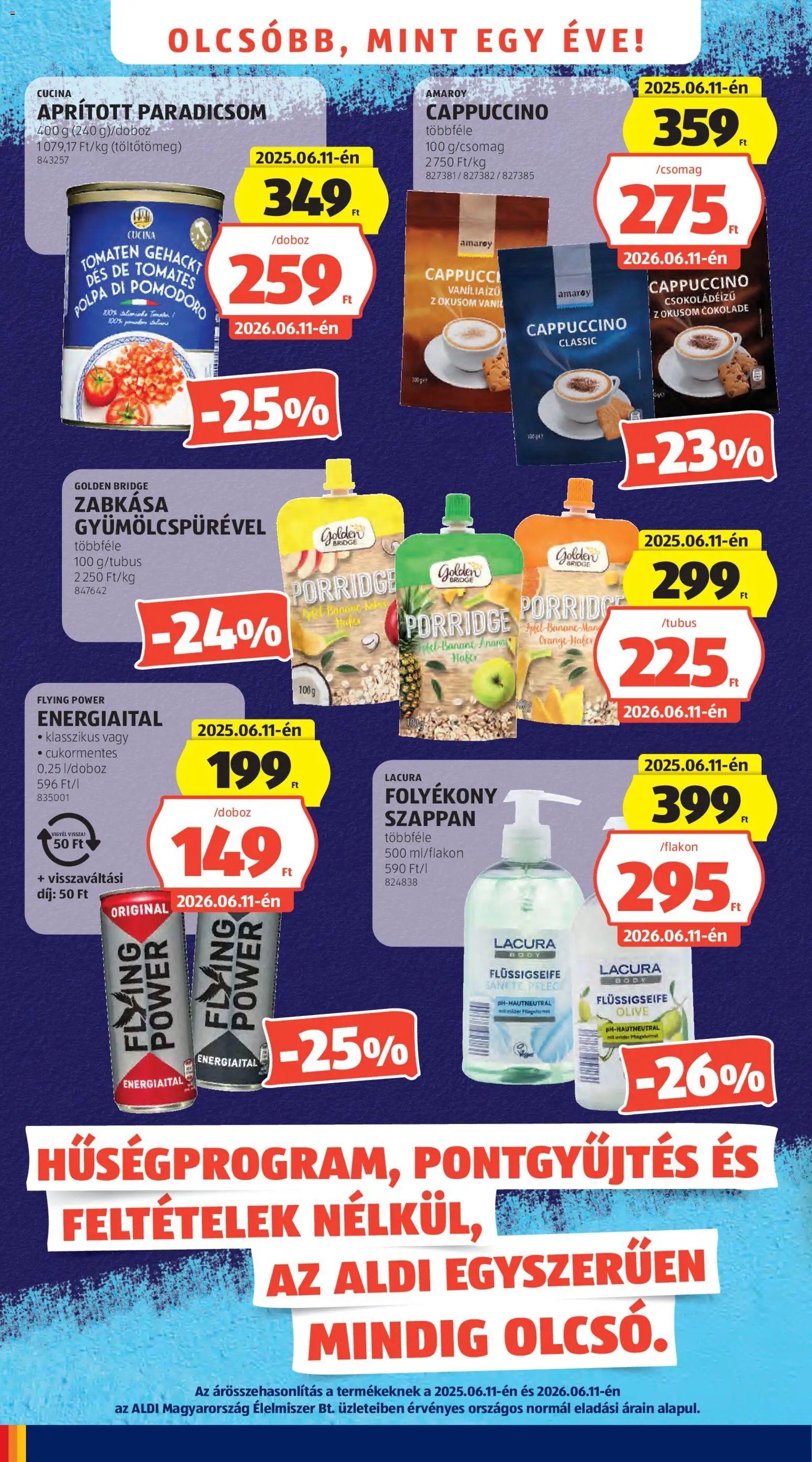 Aldi újság 2026.06.11. Aldi akciós újság