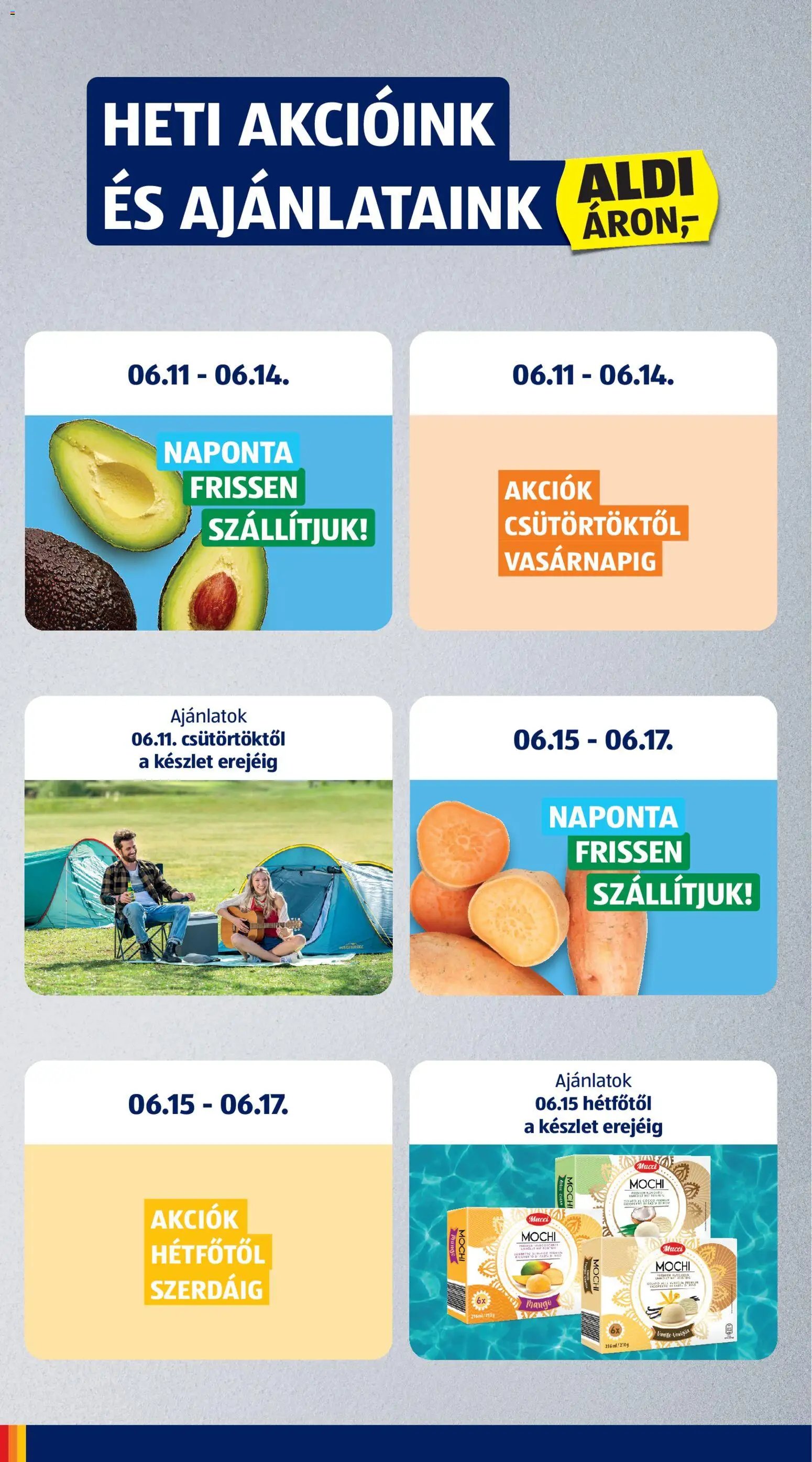 Aldi újság 2026.06.11. Aldi akciós újság