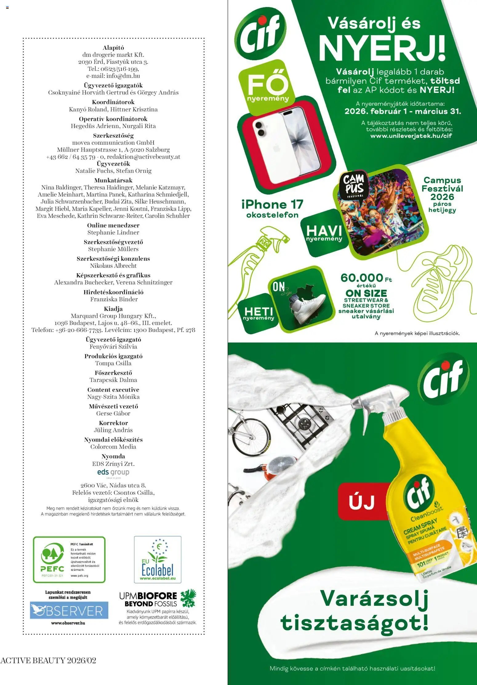 DM Drogerie Markt újság 2026.02.06. Active Beauty 2026/02 (2026-02-06 - 2026-02-28)