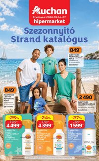 Auchan újság 2026.05.14. Auchan Szezonnyitó Strand katalógus (2026-05-14 - 2026-05-27)