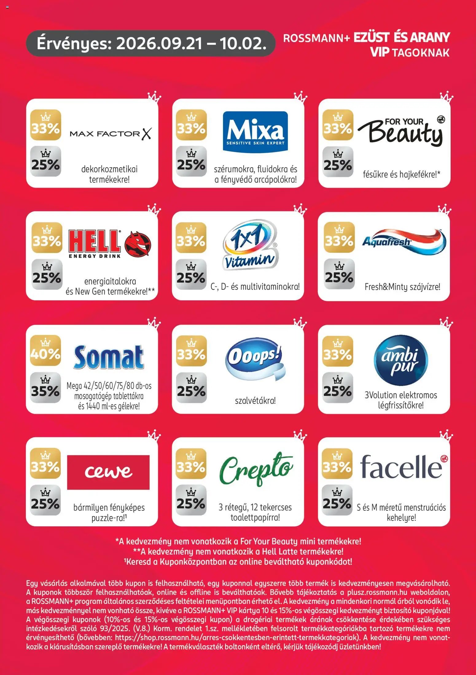Rossmann újság 2026.09.21. Rossmann Szórólap