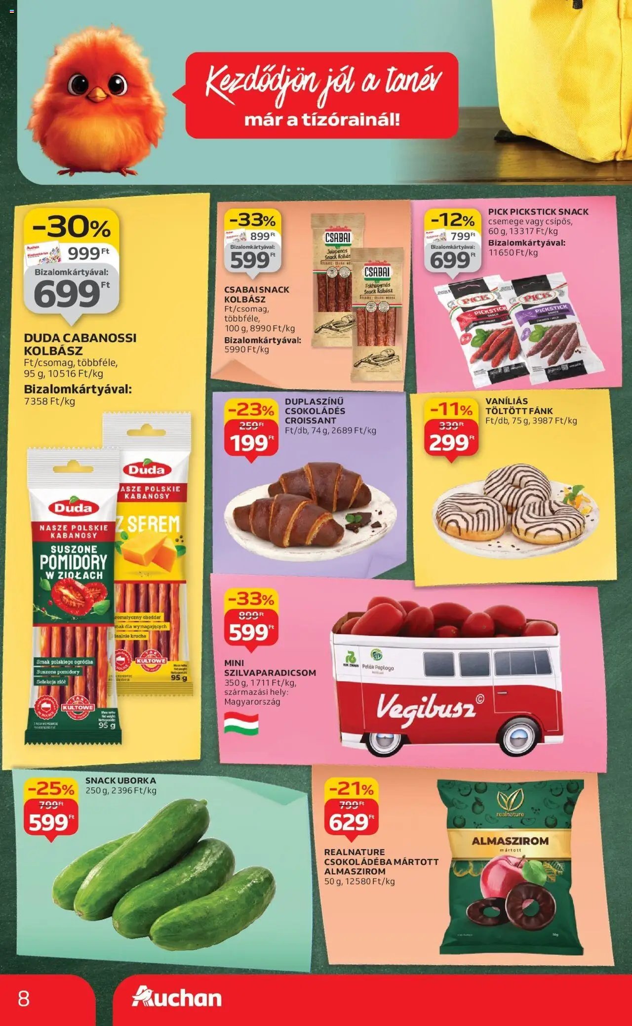 Auchan újság 2025.09.04. Kecskemét Akciós újság Auchan (2025-09-04 - 2025-09-10)