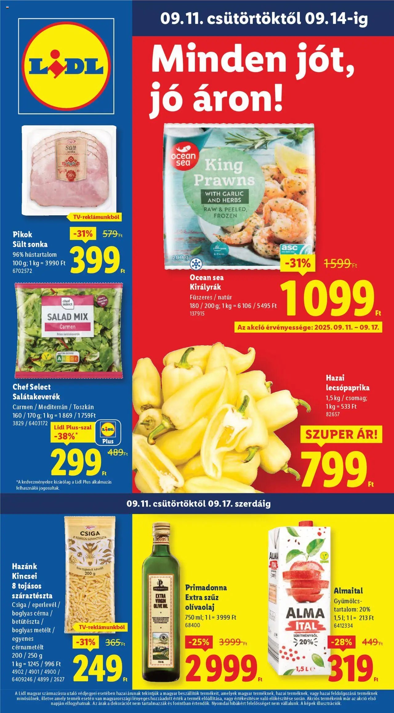 Lidl újság 2025.09.11. Akciós újság Lidl (2025-09-11 - 2025-09-17)
