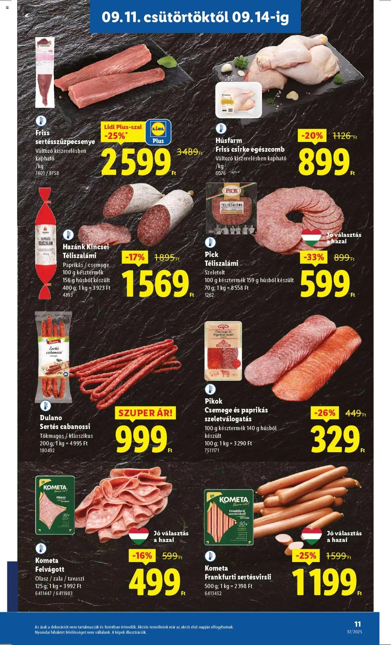 Lidl újság 2025.09.11. Akciós újság Lidl (2025-09-11 - 2025-09-17)