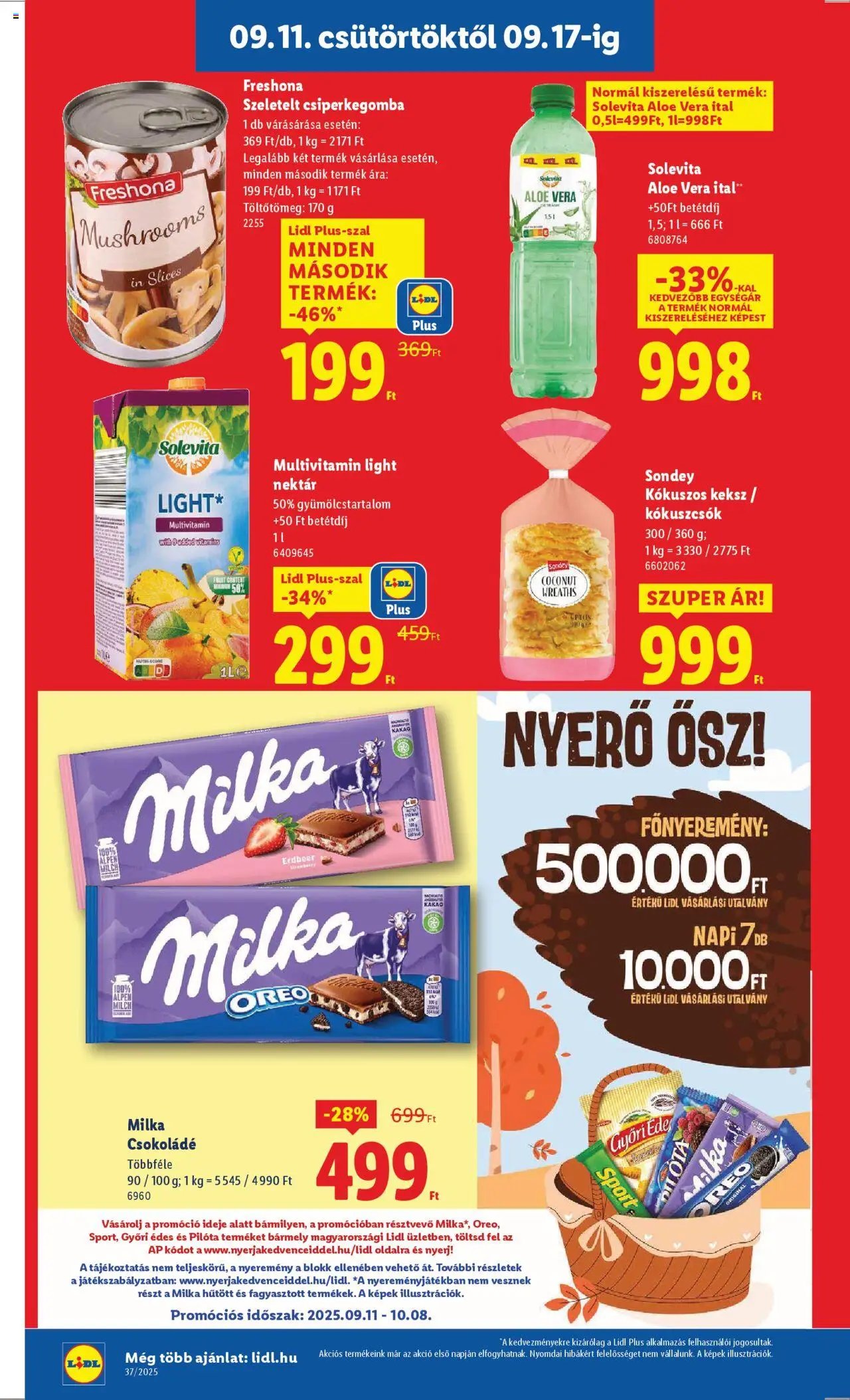 Lidl újság 2025.09.11. Akciós újság Lidl (2025-09-11 - 2025-09-17)