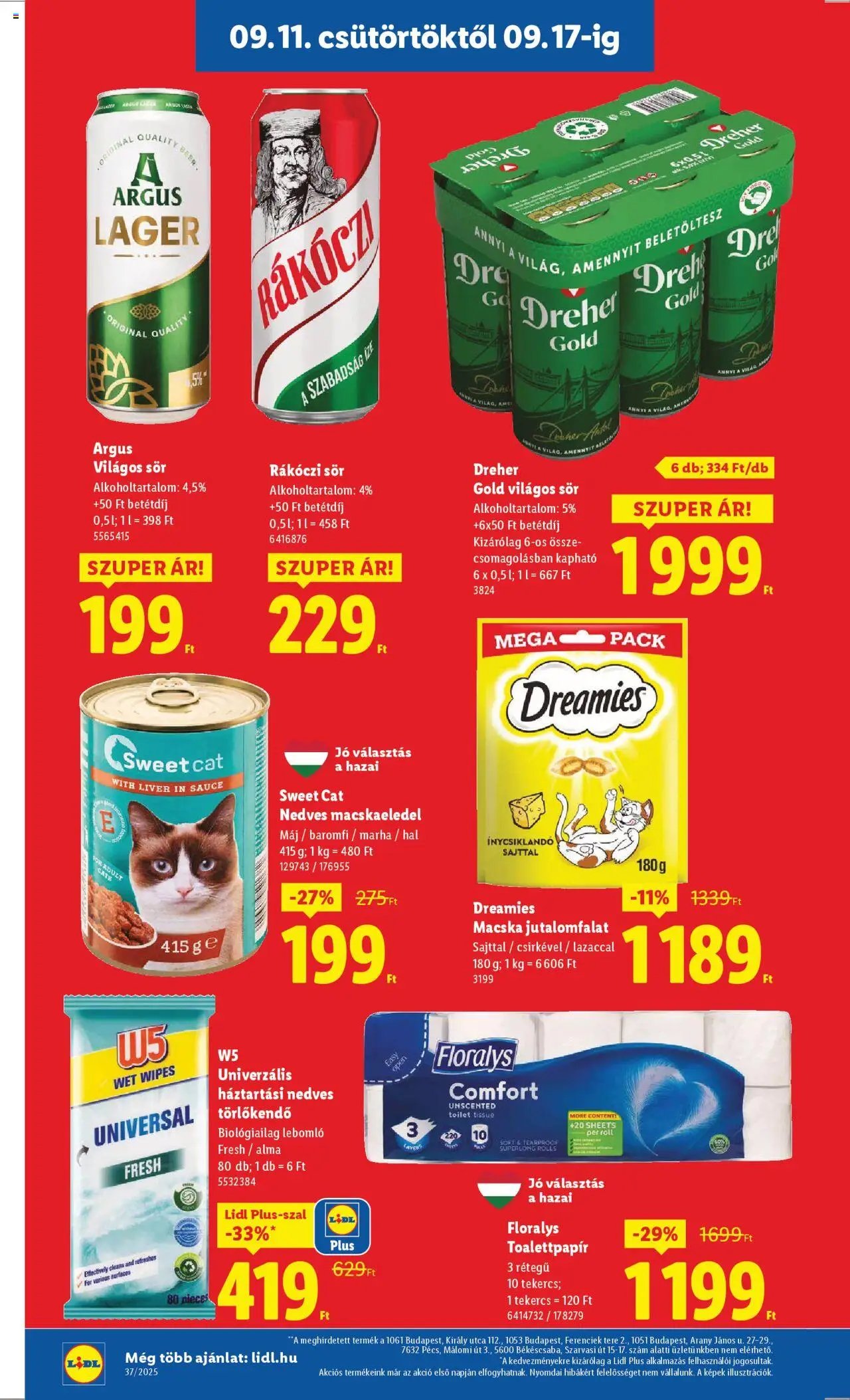 Lidl újság 2025.09.11. Akciós újság Lidl (2025-09-11 - 2025-09-17)