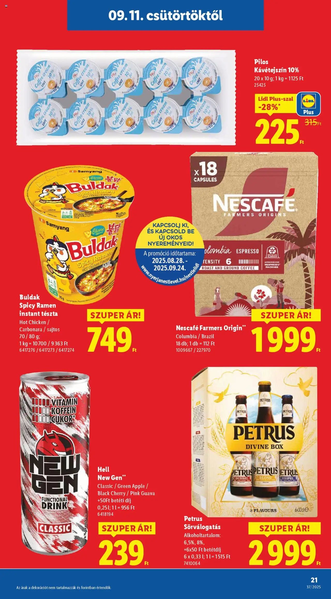 Lidl újság 2025.09.11. Akciós újság Lidl (2025-09-11 - 2025-09-17)