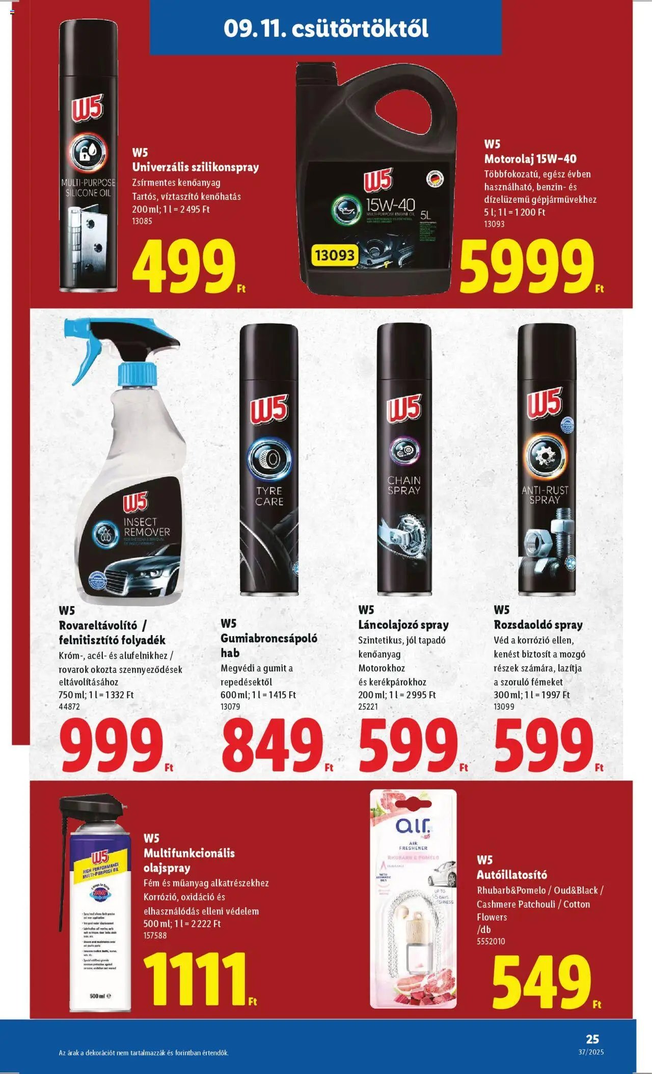 Lidl újság 2025.09.11. Akciós újság Lidl (2025-09-11 - 2025-09-17)