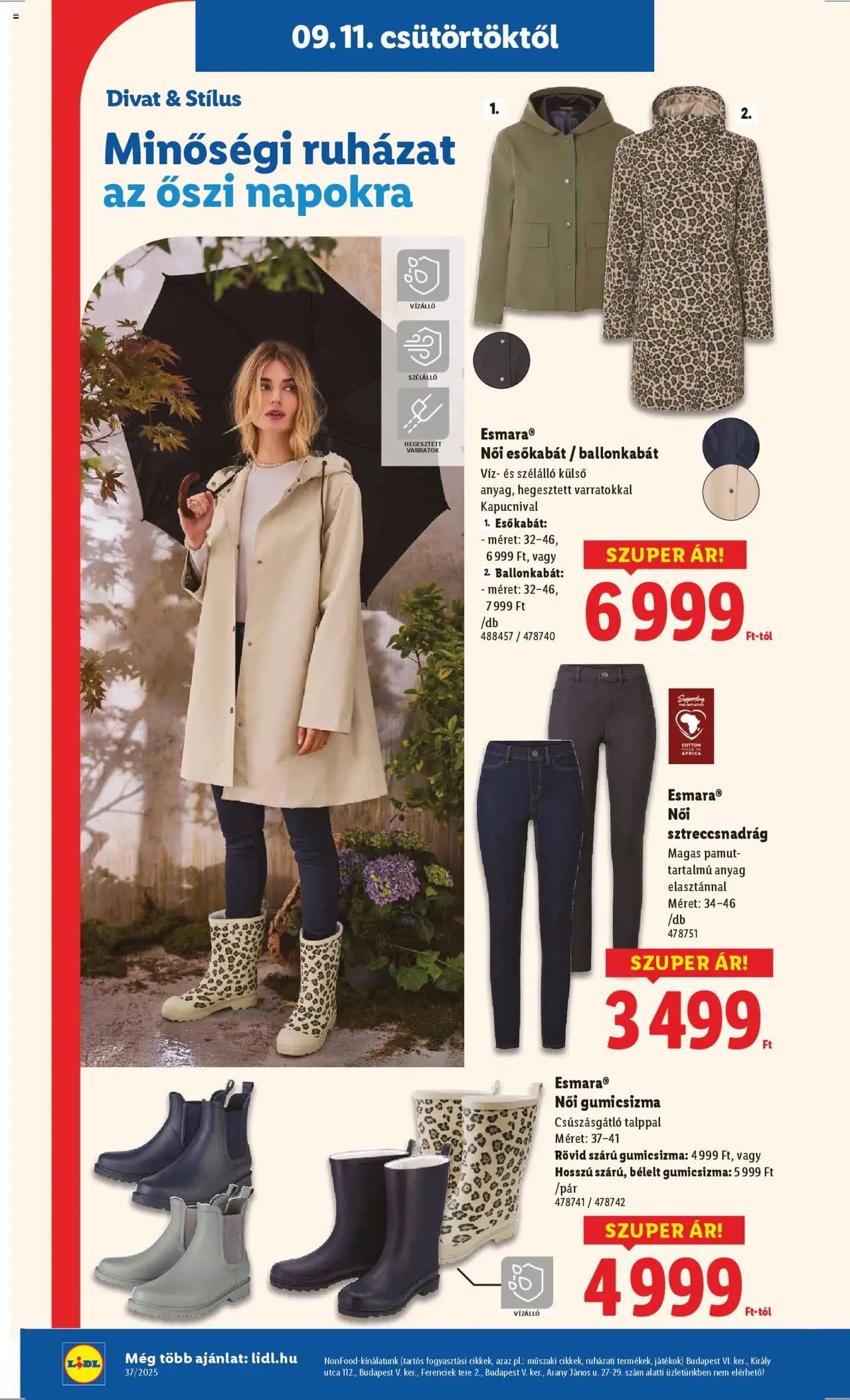 Lidl újság 2025.09.11. Akciós újság Lidl (2025-09-11 - 2025-09-17)