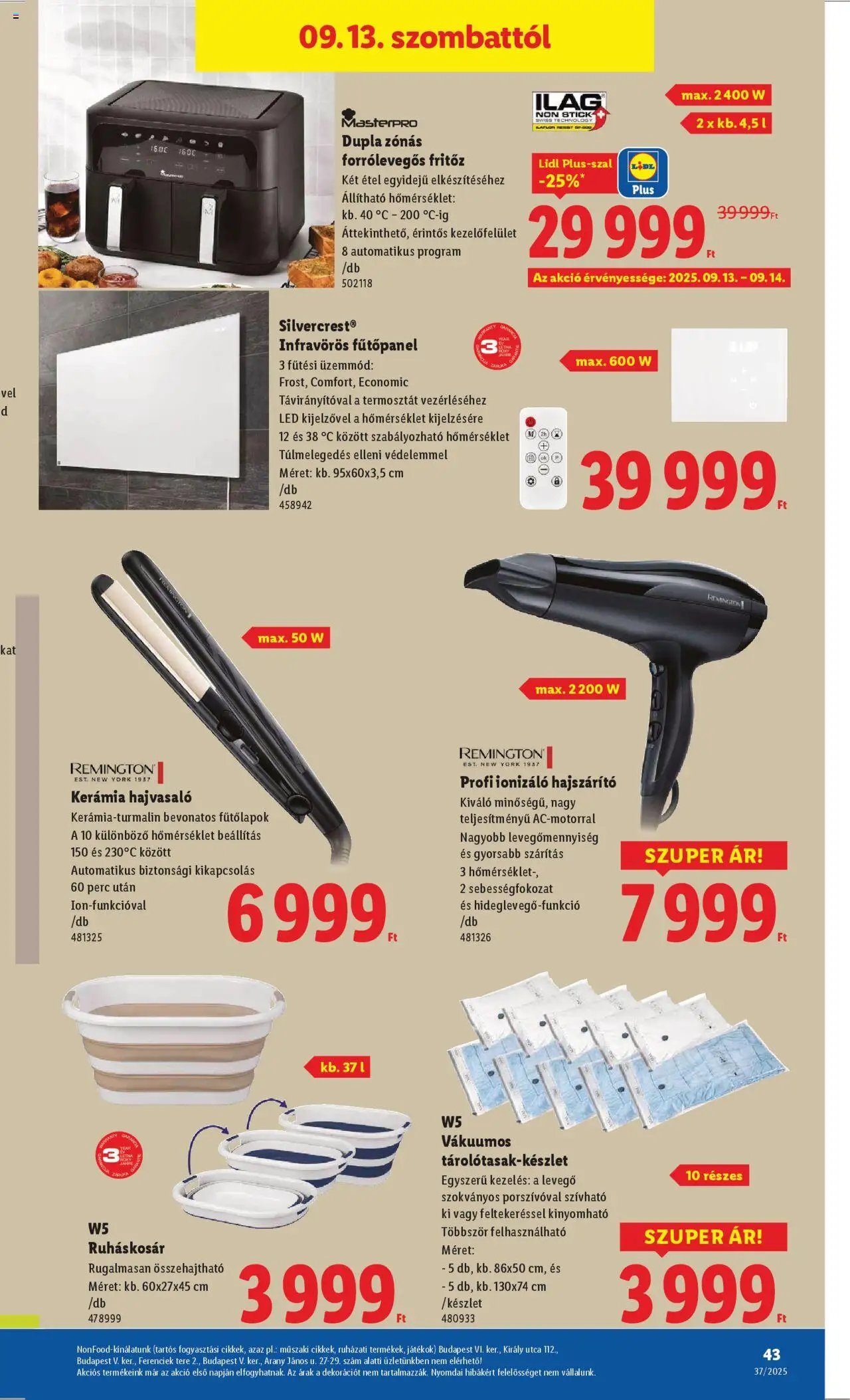 Lidl újság 2025.09.11. Akciós újság Lidl (2025-09-11 - 2025-09-17)