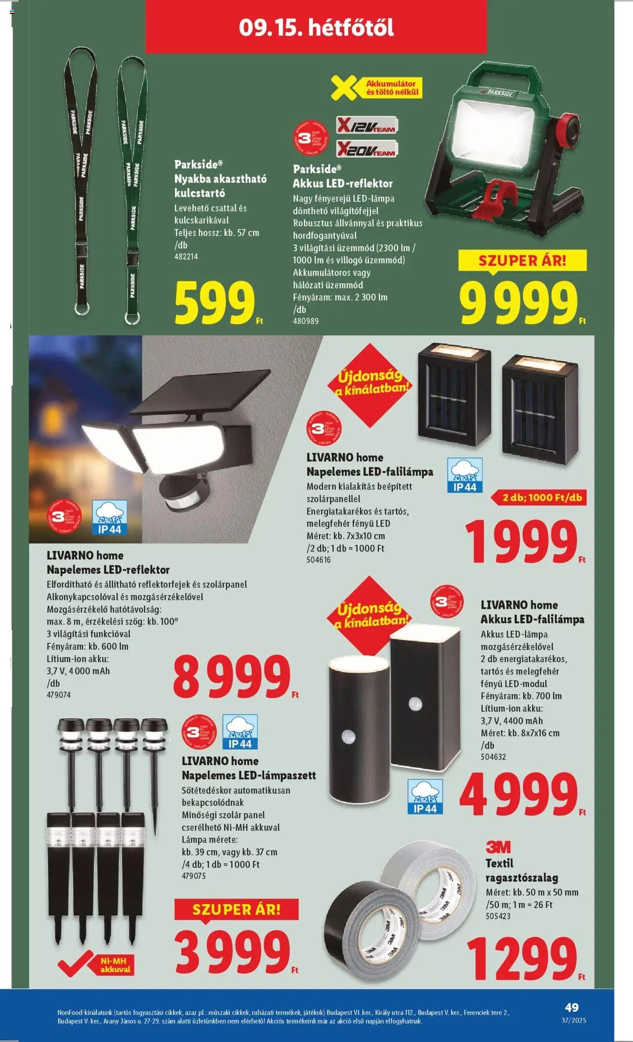 Lidl újság 2025.09.11. Akciós újság Lidl (2025-09-11 - 2025-09-17)
