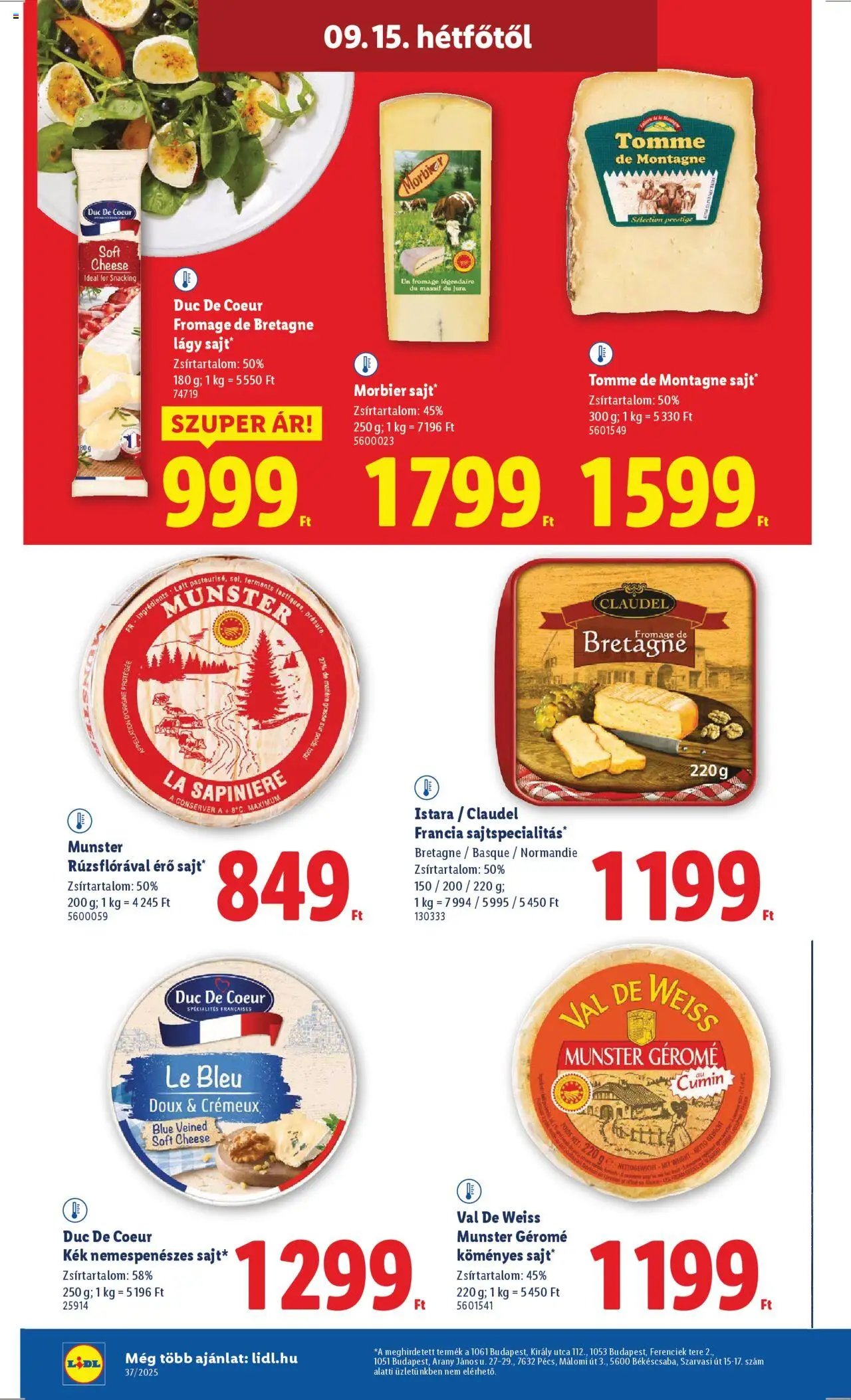 Lidl újság 2025.09.11. Akciós újság Lidl (2025-09-11 - 2025-09-17)
