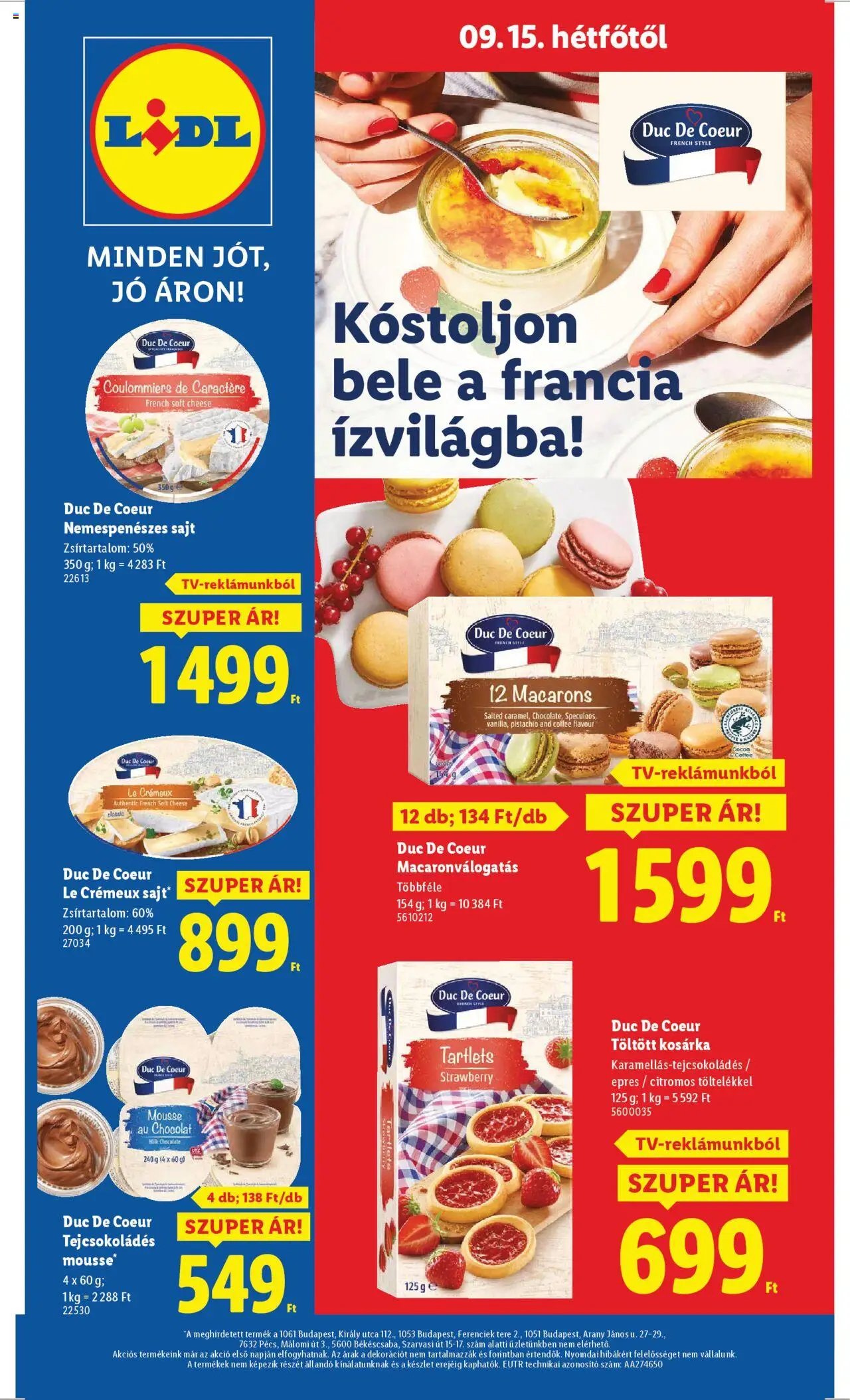 Lidl újság 2025.09.11. Akciós újság Lidl (2025-09-11 - 2025-09-17)