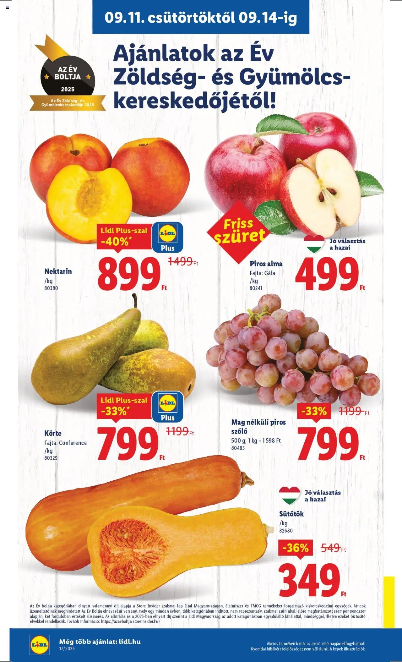 Lidl újság 2025.09.11. Akciós újság Lidl (2025-09-11 - 2025-09-17)