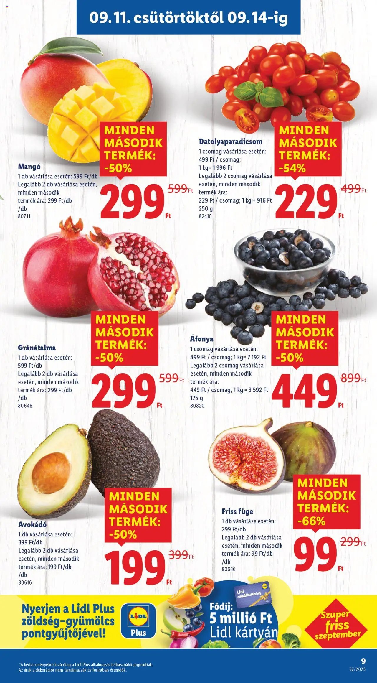 Lidl újság 2025.09.11. Akciós újság Lidl (2025-09-11 - 2025-09-17)
