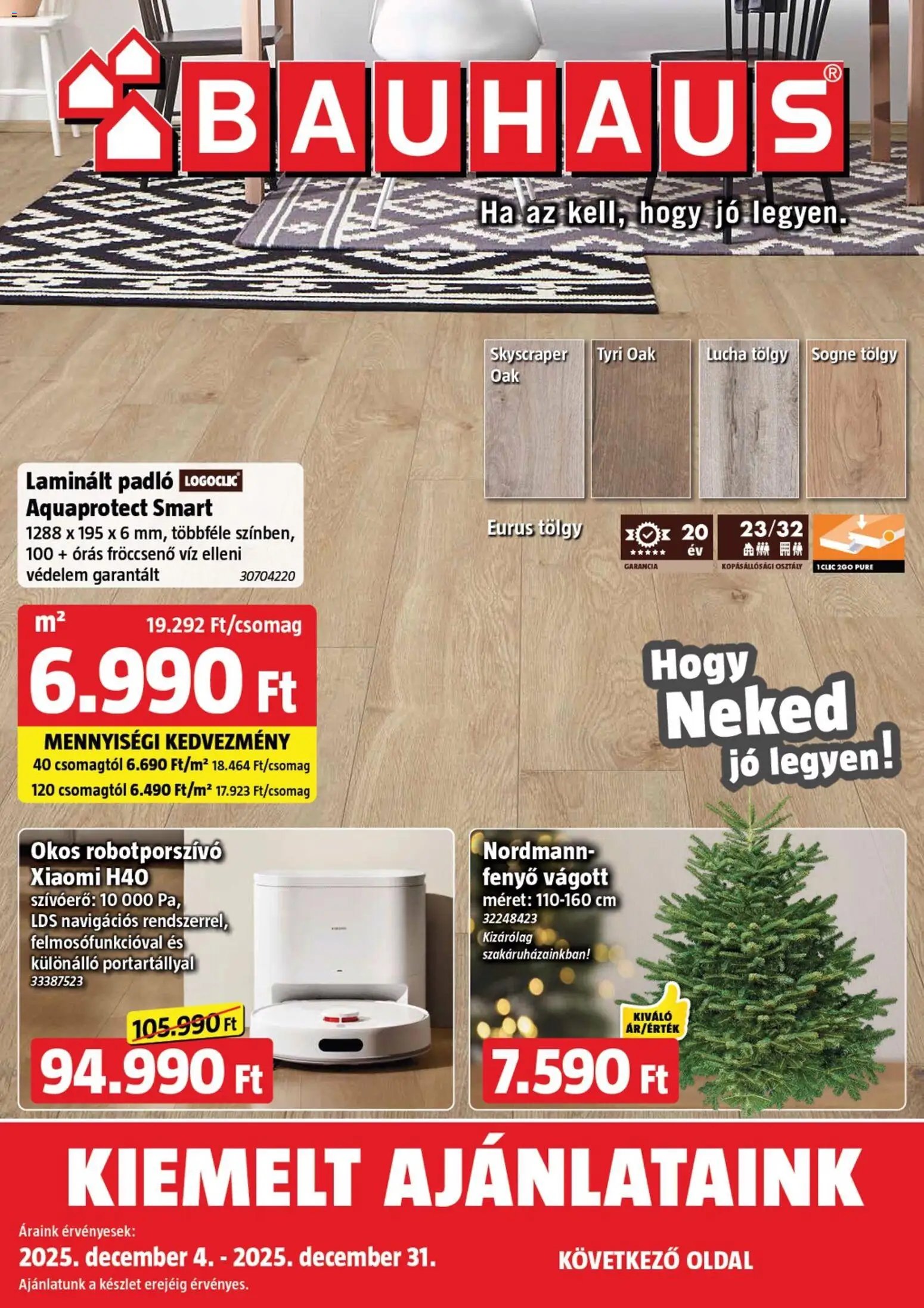 Bauhaus újság 2025.12.04. Akciós újság Bauhaus (2025-12-04 - 2025-12-31)