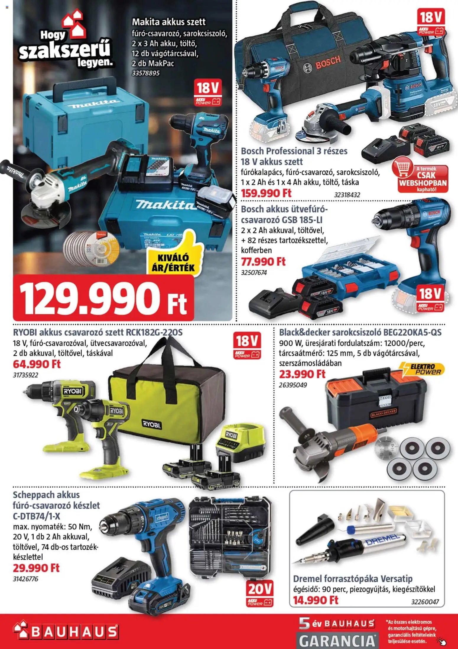 Bauhaus újság 2025.12.04. Akciós újság Bauhaus (2025-12-04 - 2025-12-31)