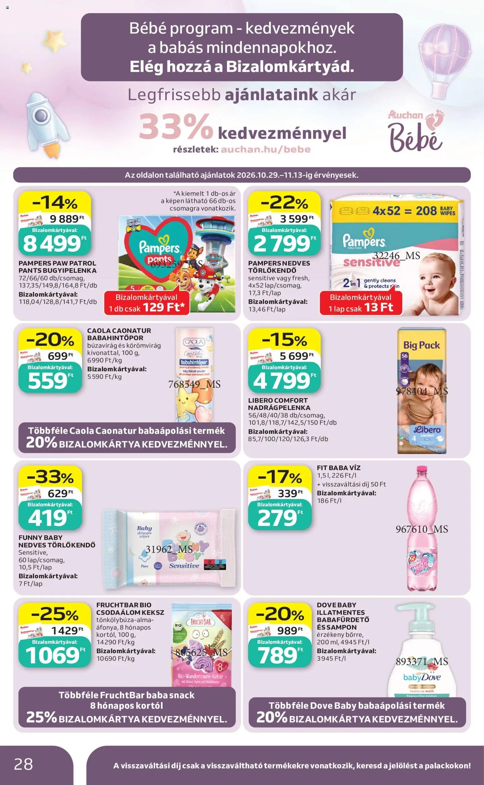 Auchan Karácsony akciós újság 2026.10.29. -tól/től 🧑‍🎄❄️