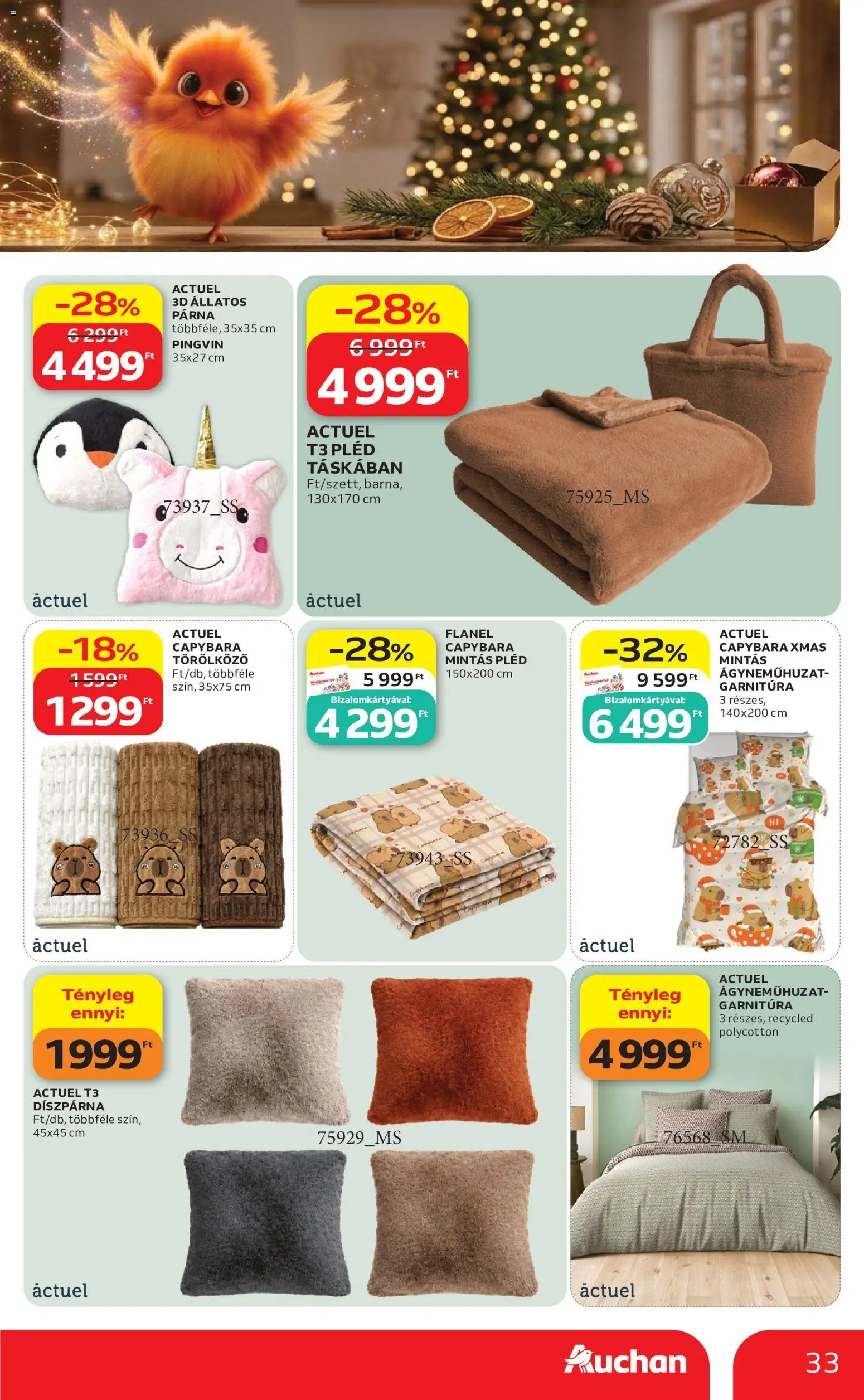 Auchan Karácsony akciós újság 2026.10.29. -tól/től 🧑‍🎄❄️
