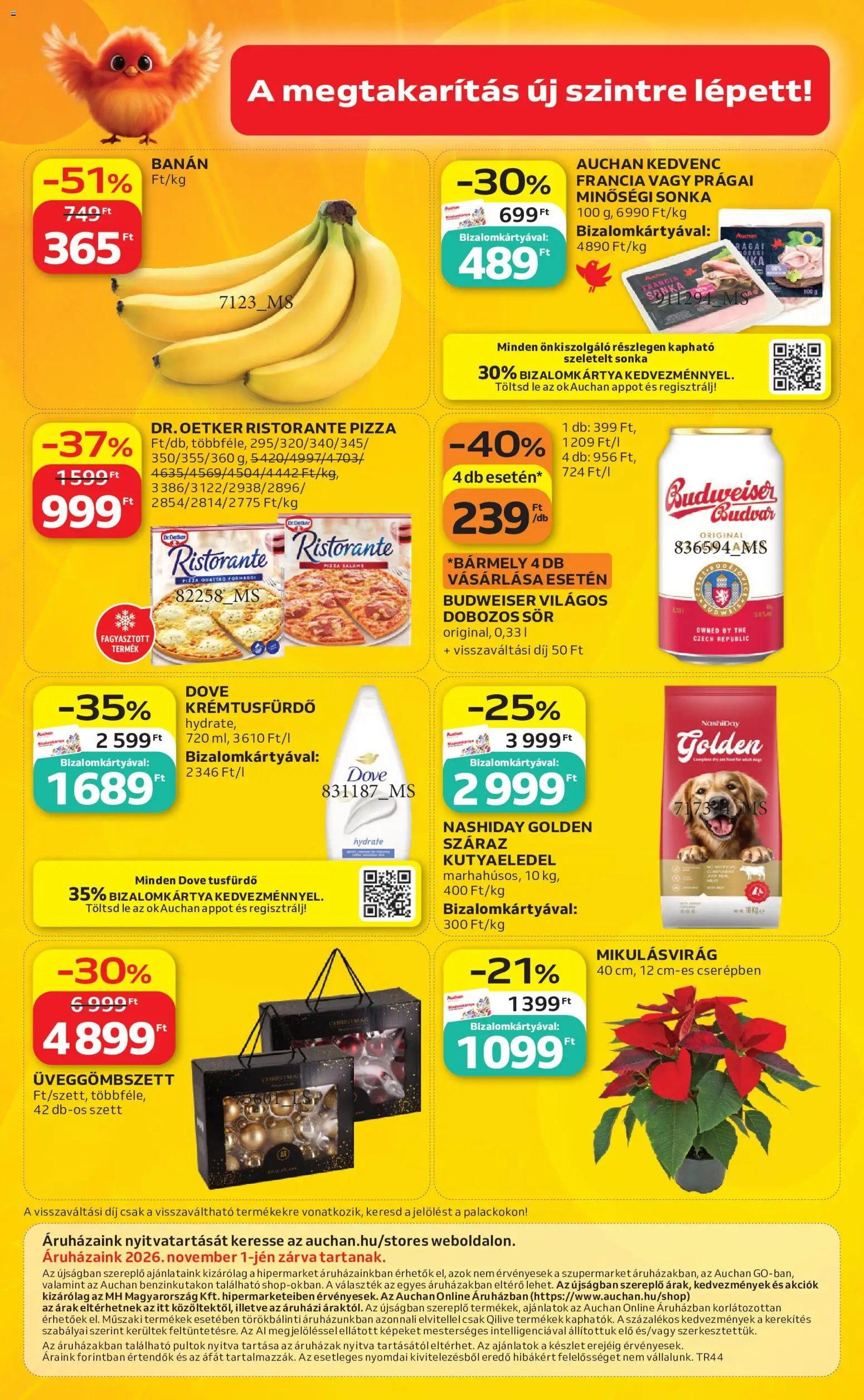 Auchan Karácsony akciós újság 2026.10.29. -tól/től 🧑‍🎄❄️
