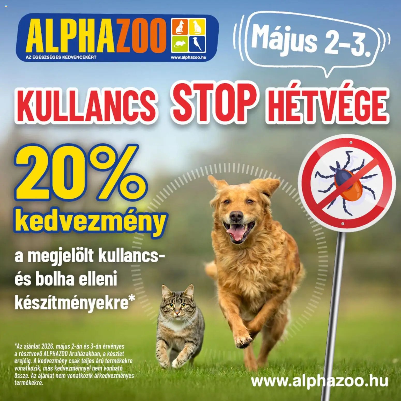 AlphaZoo újság 2026.05.02. AlphaZoo akciós újság (2026-05-02 - 2026-05-03)