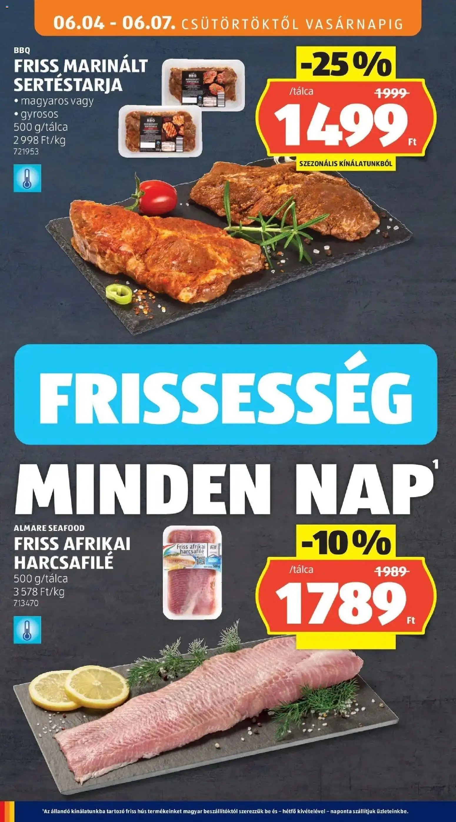 Aldi újság 2026.06.04. Aldi akciós újság Szántód