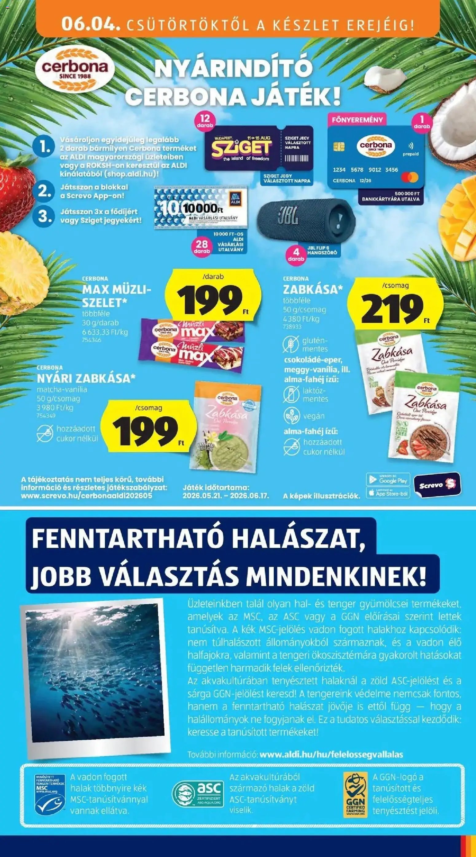 Aldi újság 2026.06.04. Aldi akciós újság Szántód