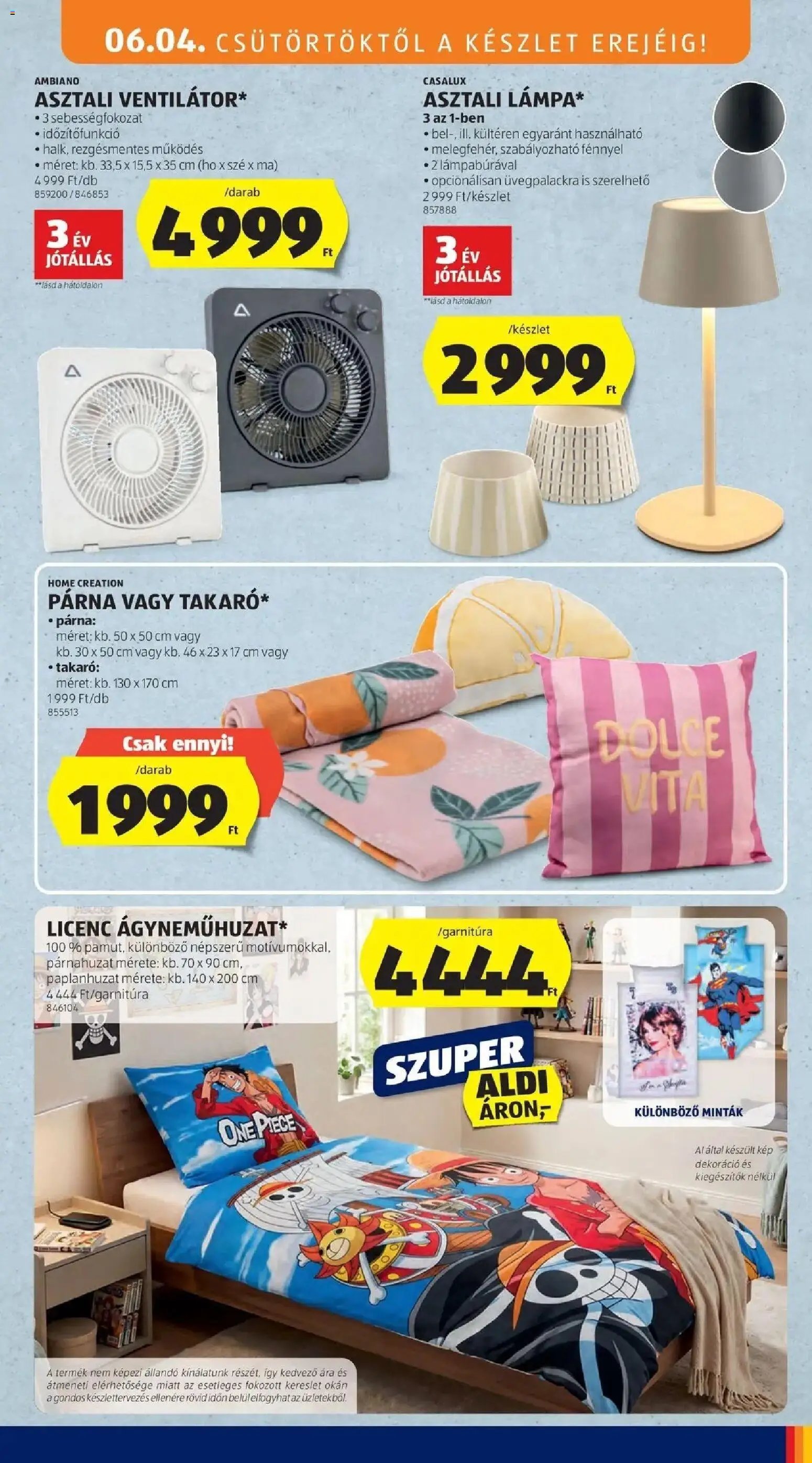 Aldi újság 2026.06.04. Aldi akciós újság Szántód